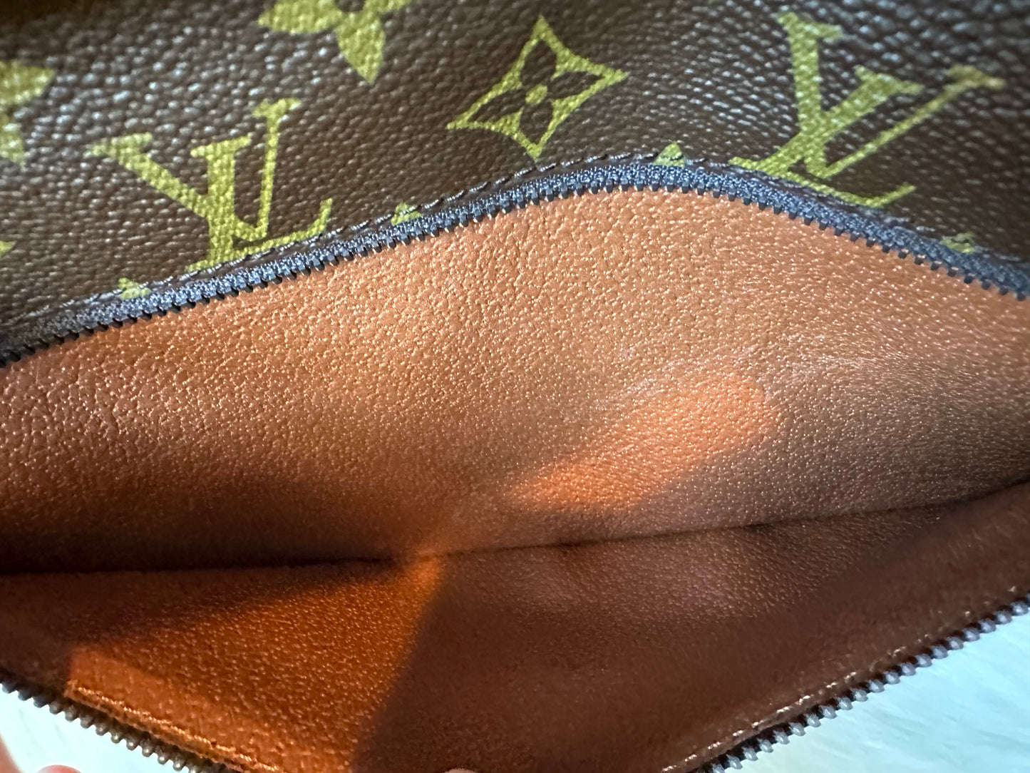 Pre-owned Authentic Louis Vuitton Pochette Pliante Clutch Monogram Handbag