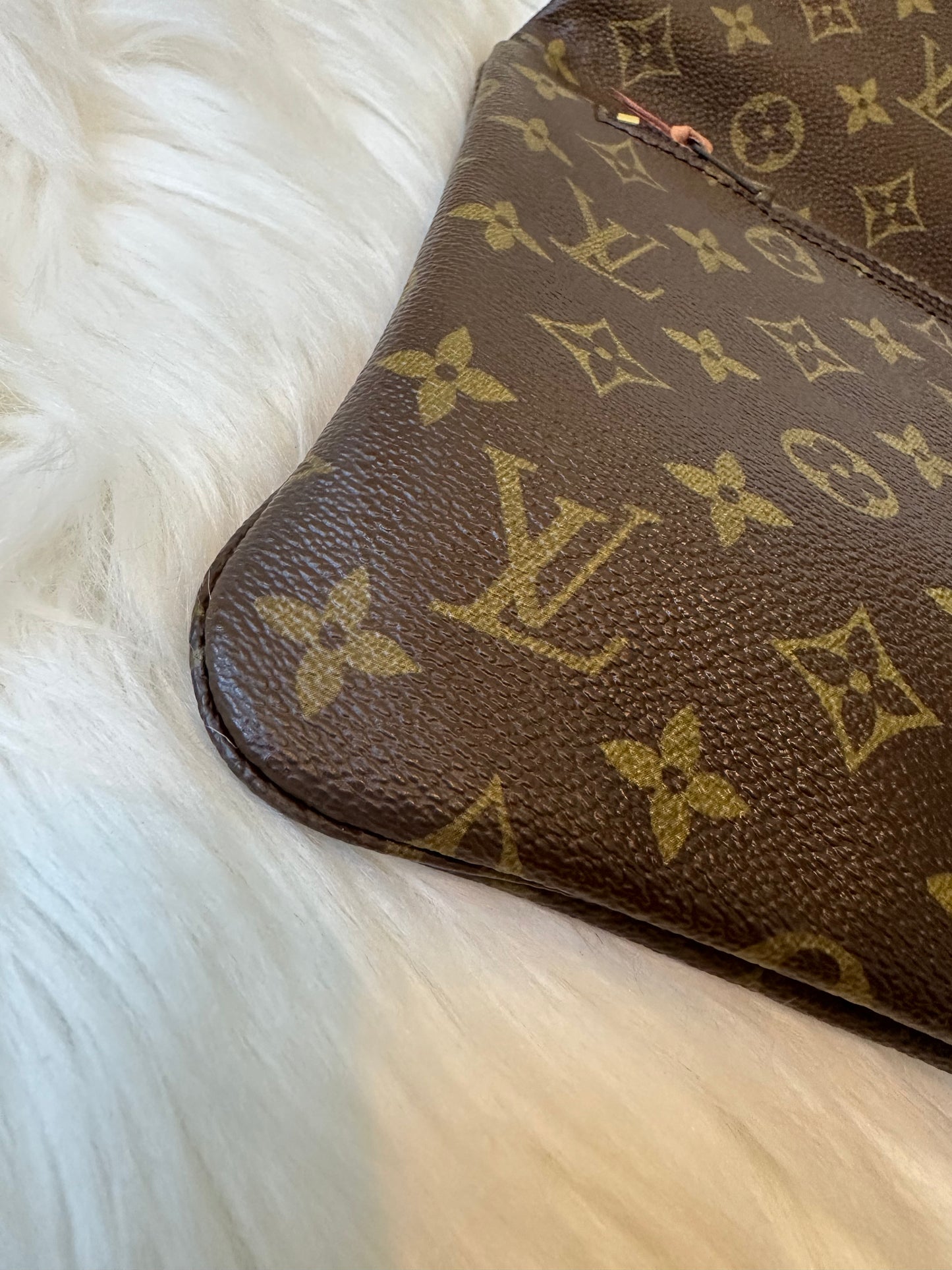 Pre-owned Authentic Louis Vuitton Pochette Pliante Clutch Monogram Handbag