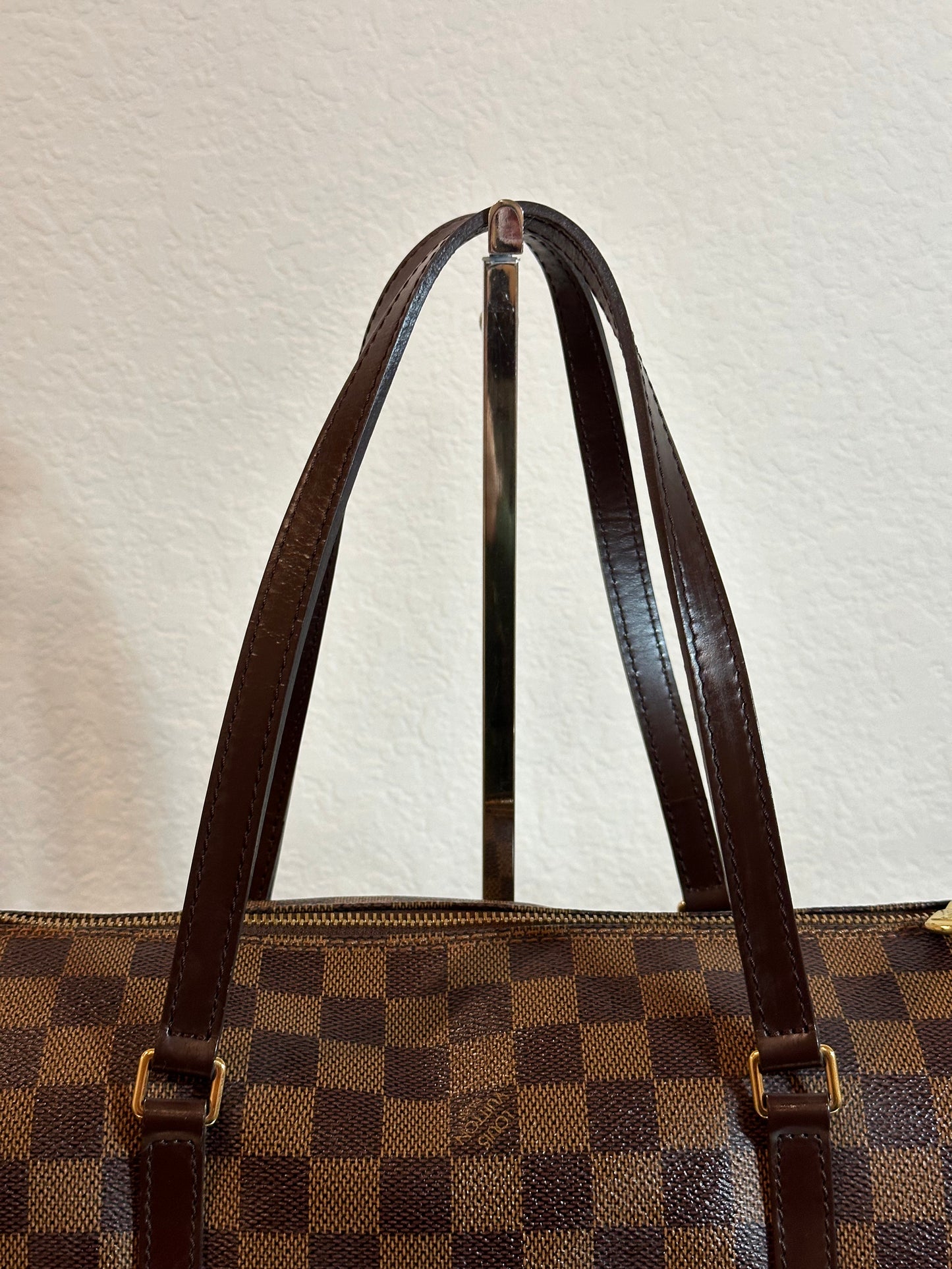 Pre-owned Authentic Louis Vuitton Papillon 30 Damier Ebene Handbag