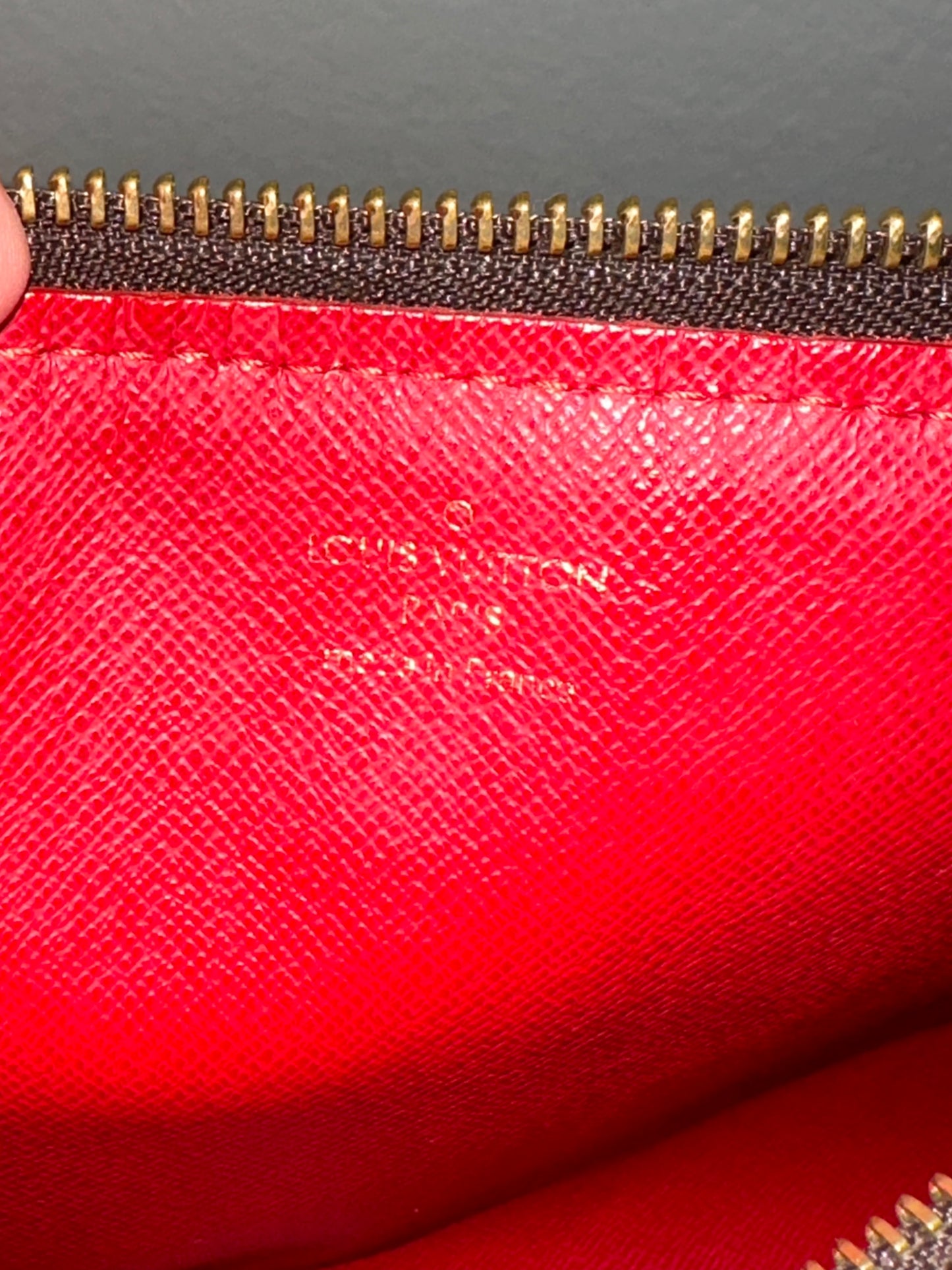 Pre-owned Authentic Louis Vuitton Papillon 30 Damier Ebene Handbag