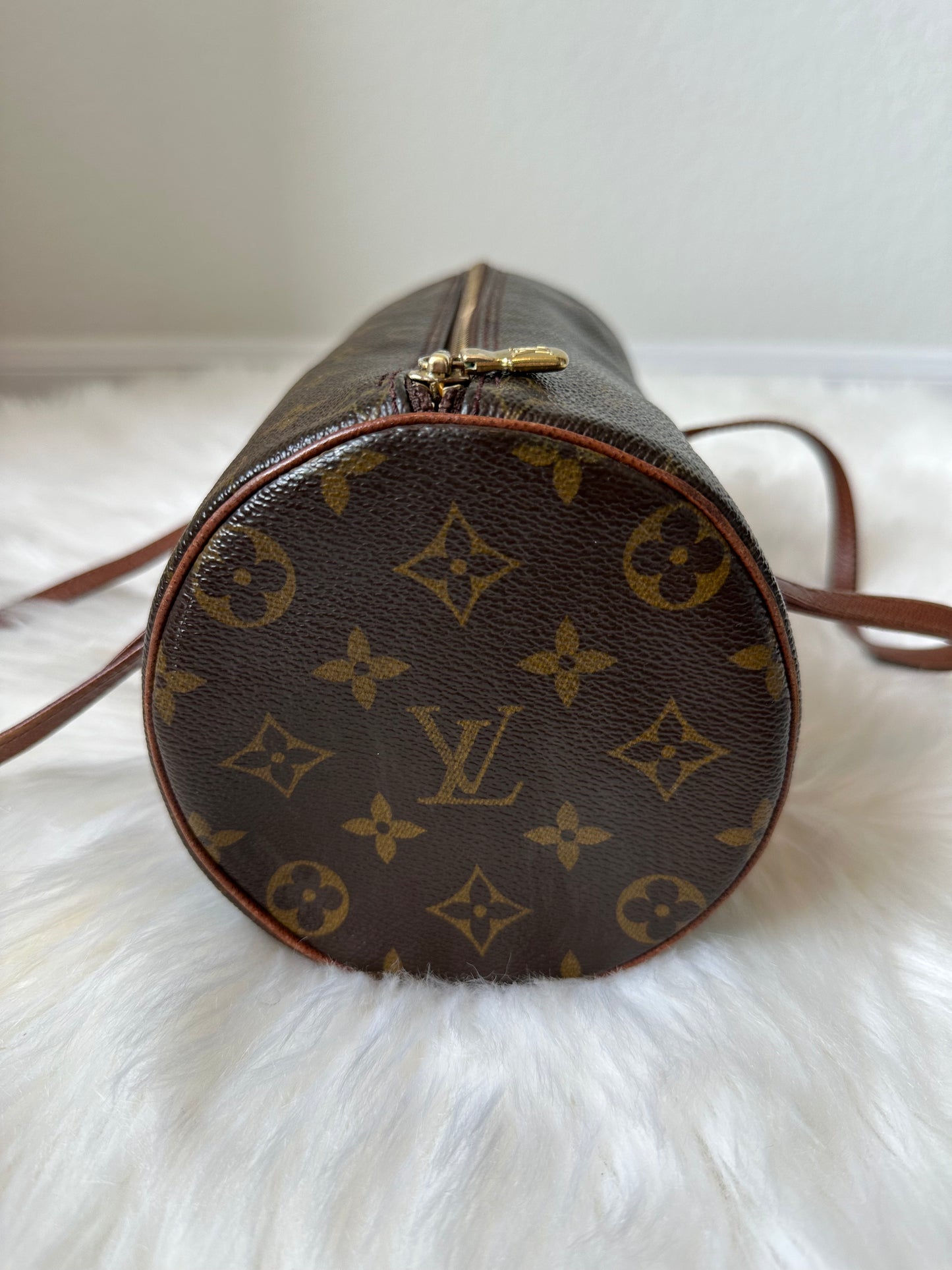 Pre-owned Vintage Authentic Louis Vuitton Papillon 26 Monogram Handbag