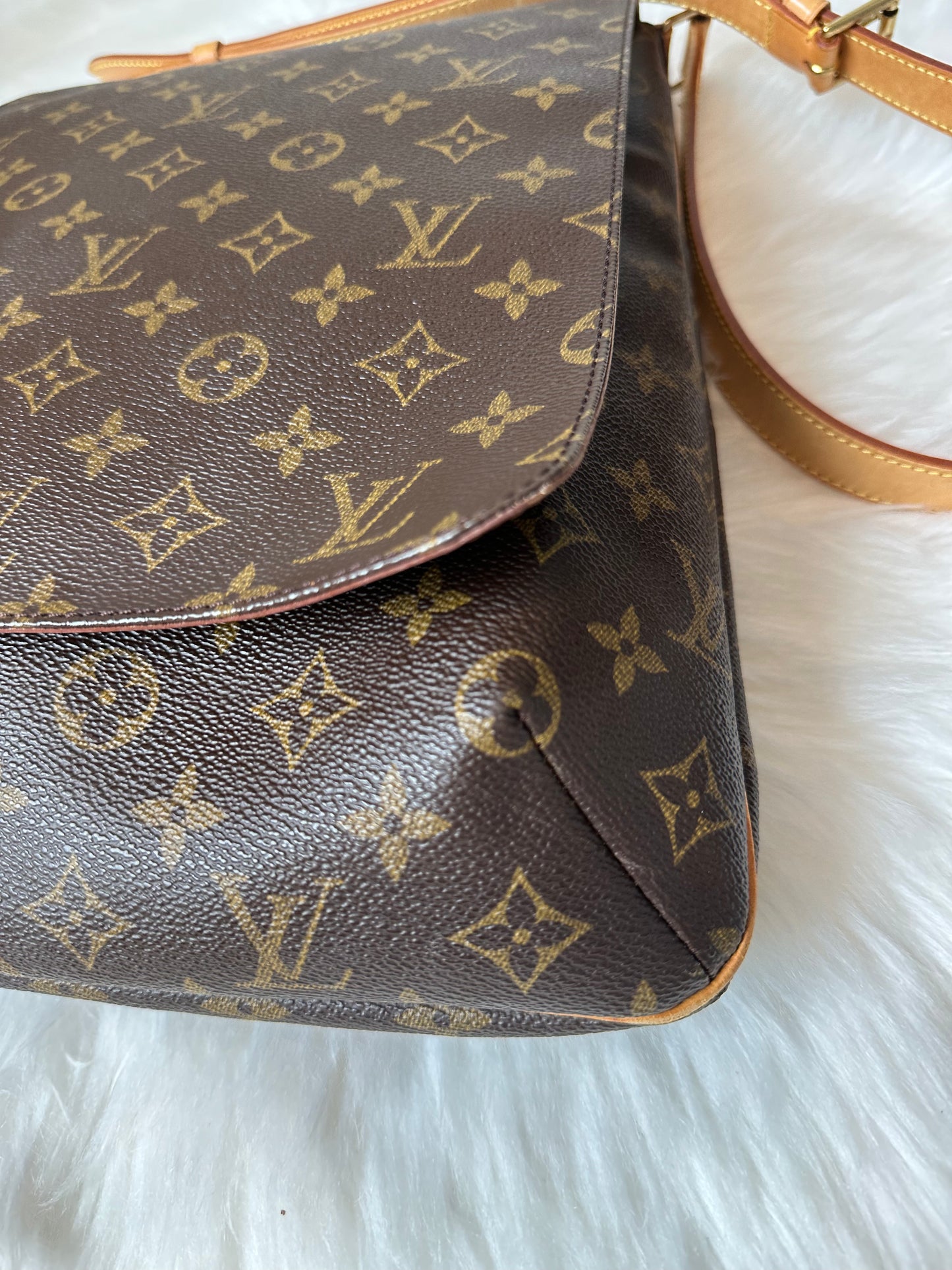 Pre-owned Authentic Louis Vuitton Musette Salsa GM Monogram Shoulder / Crossbody Bag