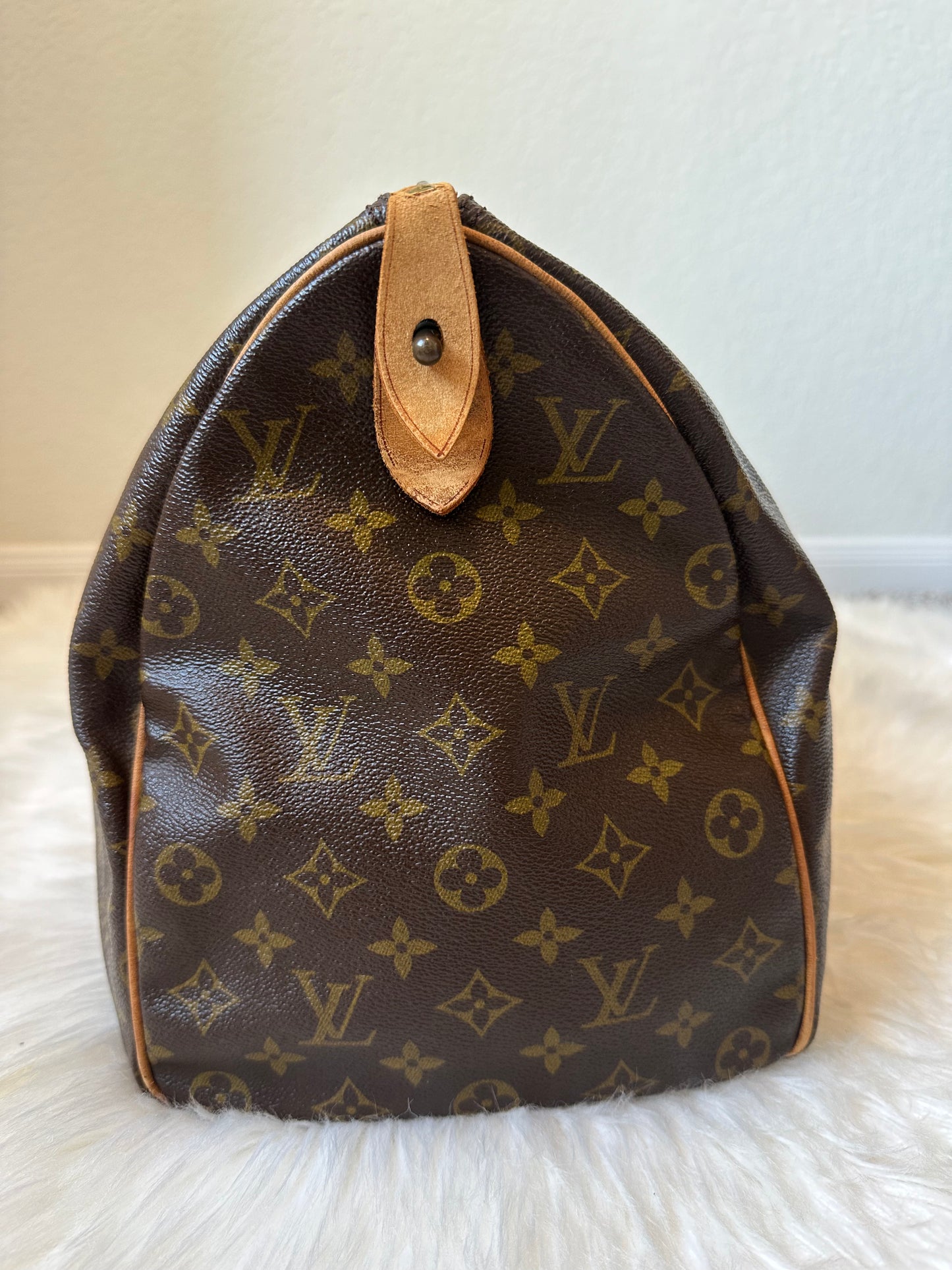 Pre-owned Authentic Vintage Louis Vuitton Keepall 45 Circa 1983 Monogram Travel Handbag