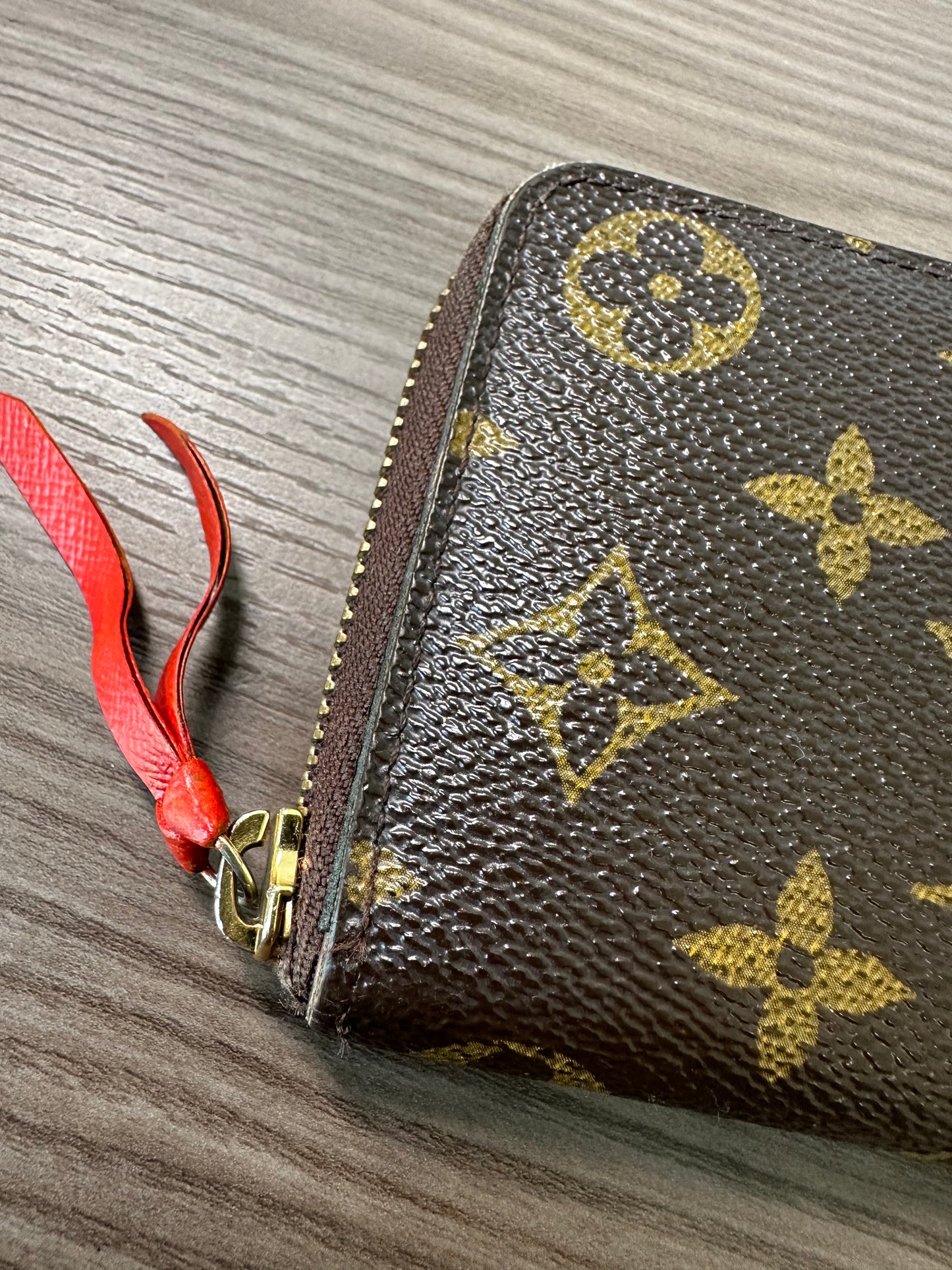 Pre-owned Authentic Louis Vuitton Monogram Zippy Wallet Portefeuille Clemence Long Wallet