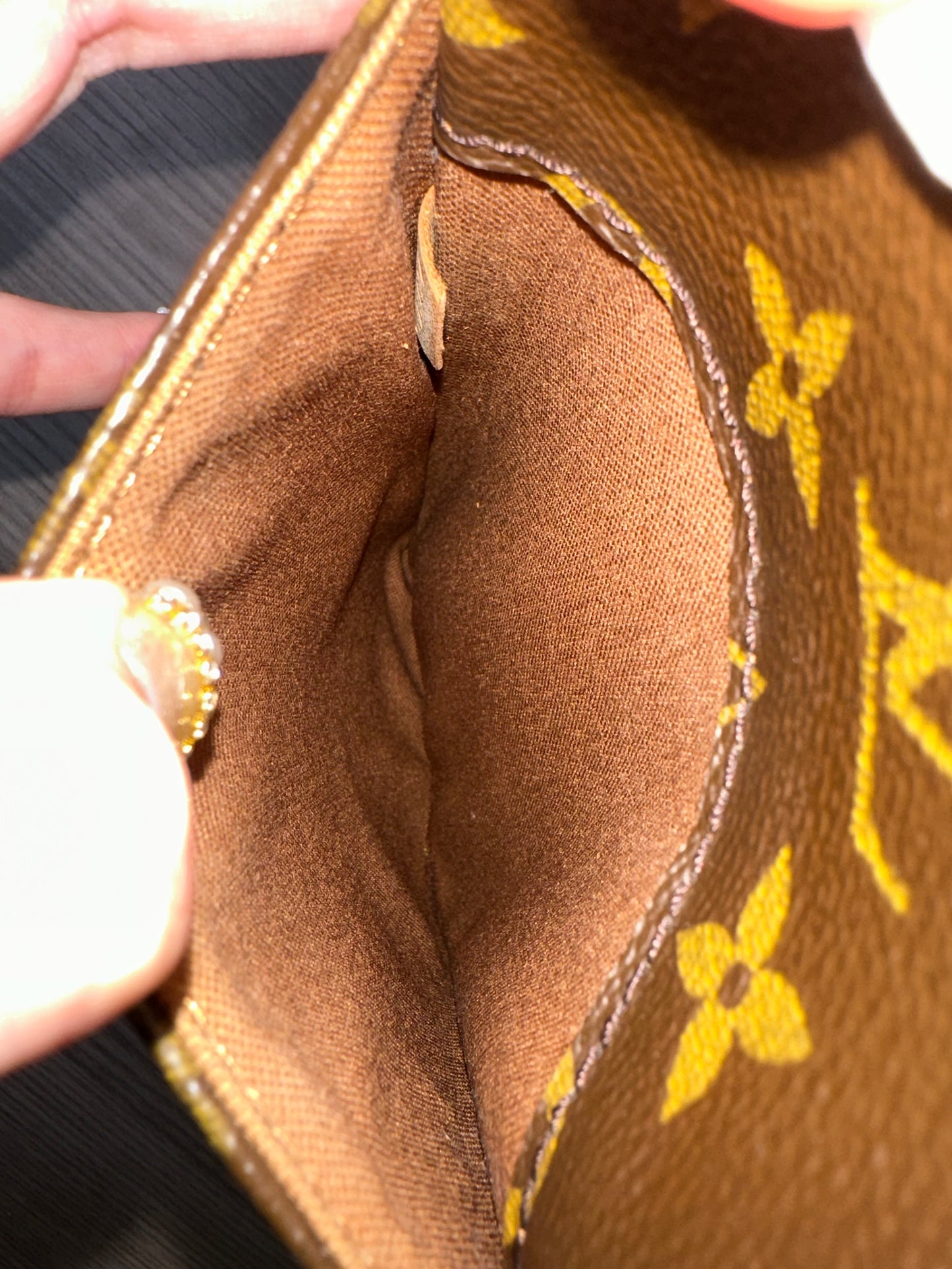Pre-owned Authentic Louis Vuitton Pochette Gange Monogram Bum Bag