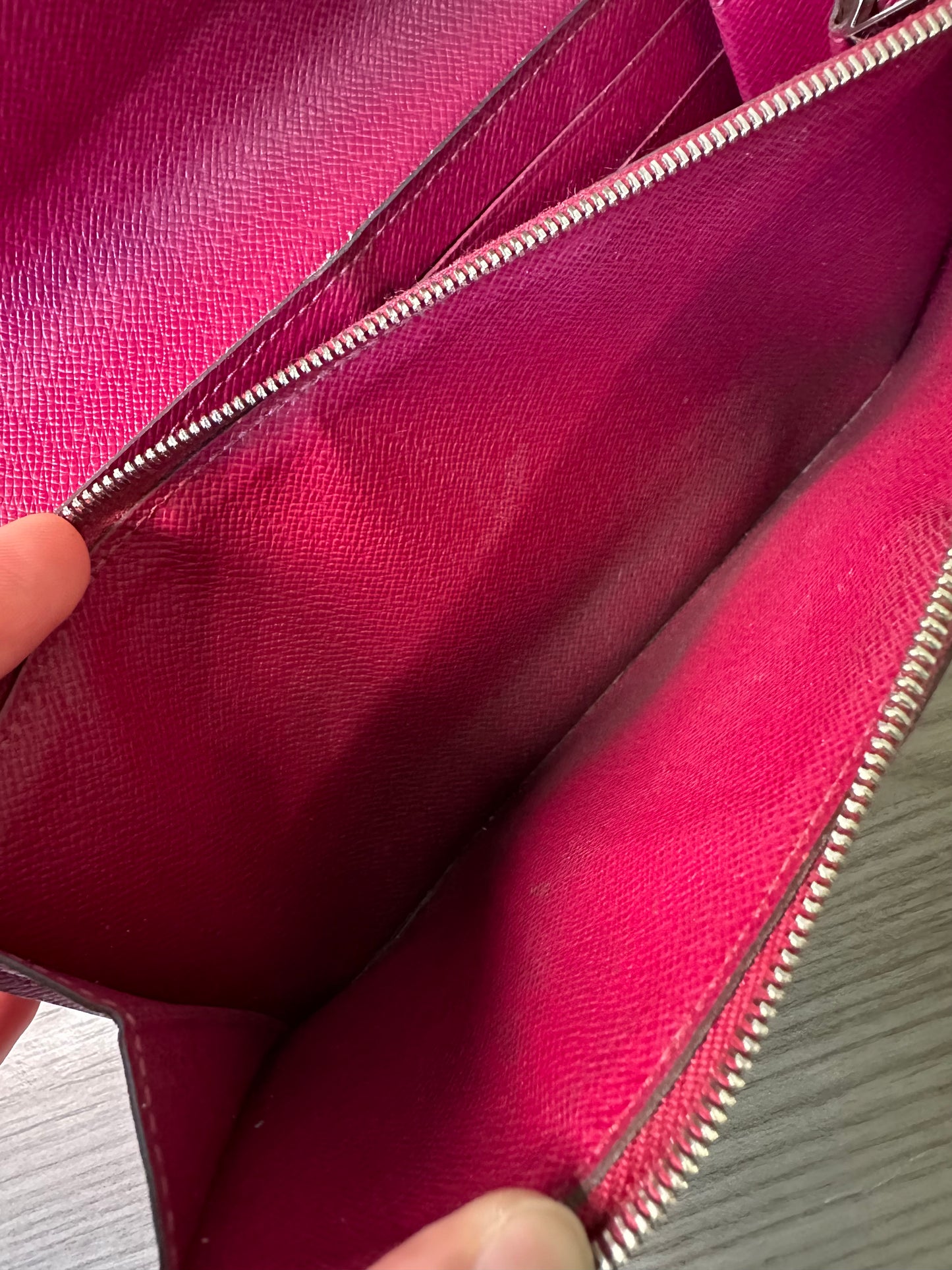Pre-owned Louis Vuitton Portefeuille Monogram Marie Rose Initial Mark Long Wallet
