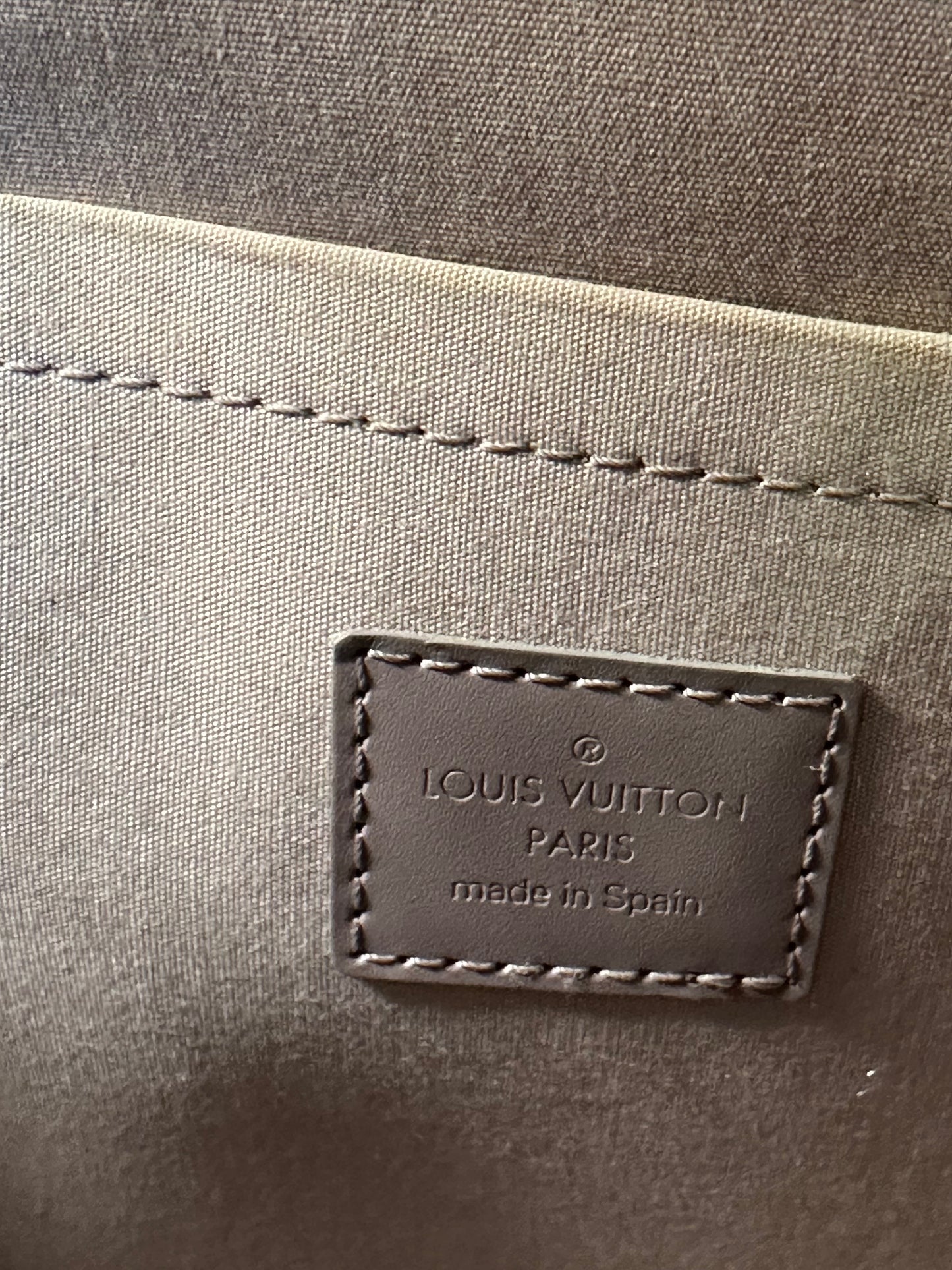 Pre-owned Authentic Louis Vuitton Croisette PM Grey Epi Shoulder Bag