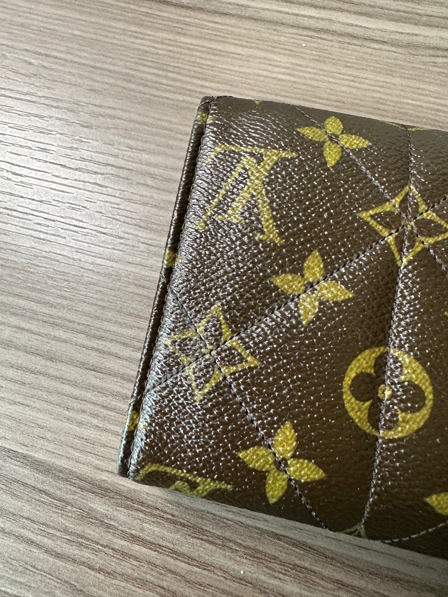Pre-owned Louis Vuitton Portefeuille Sarah Etoile Monogram Long Wallet