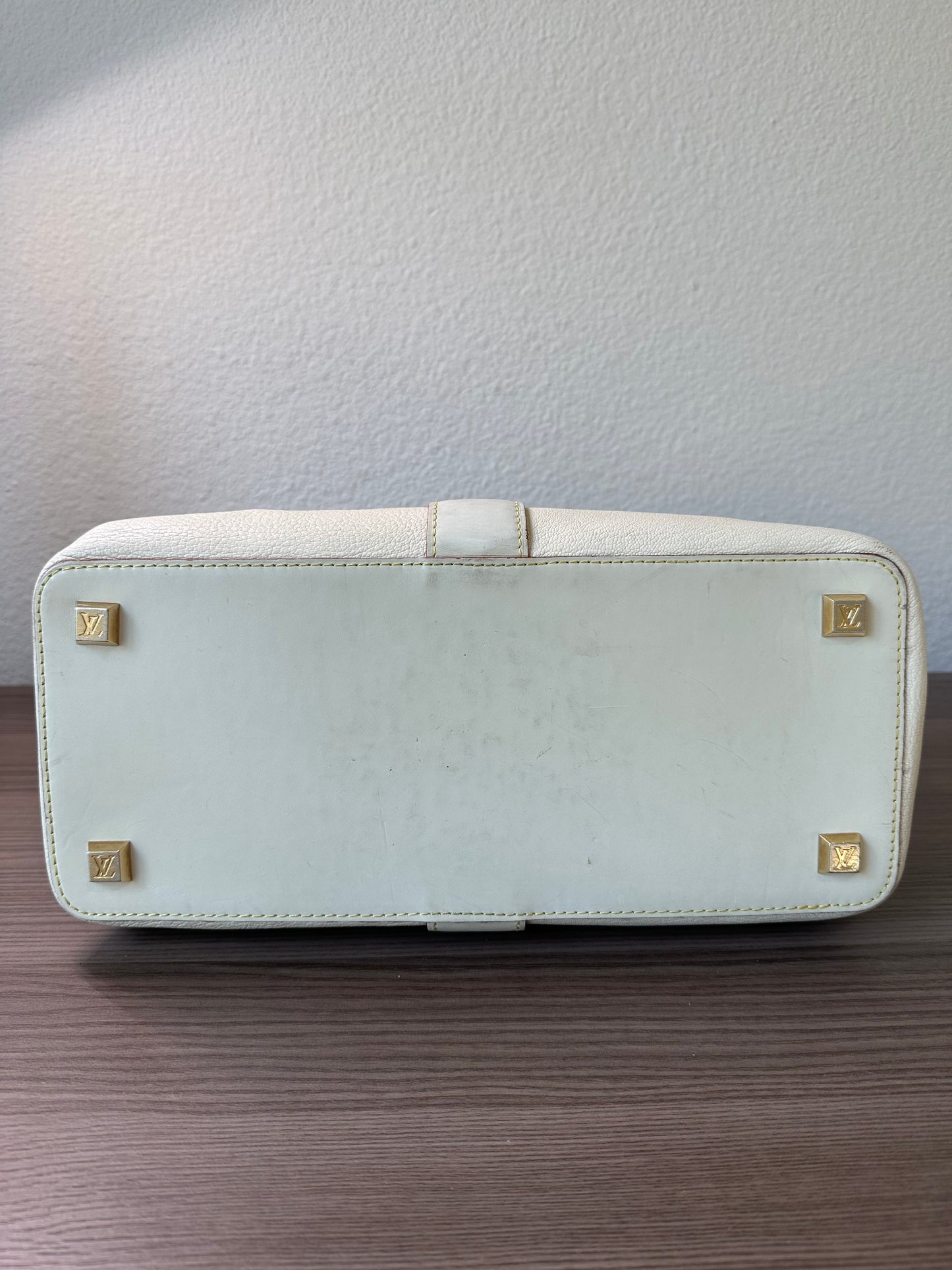 Pre-owned Louis Vuitton L'Ingenieux PM Blanc White Suhali Handbag