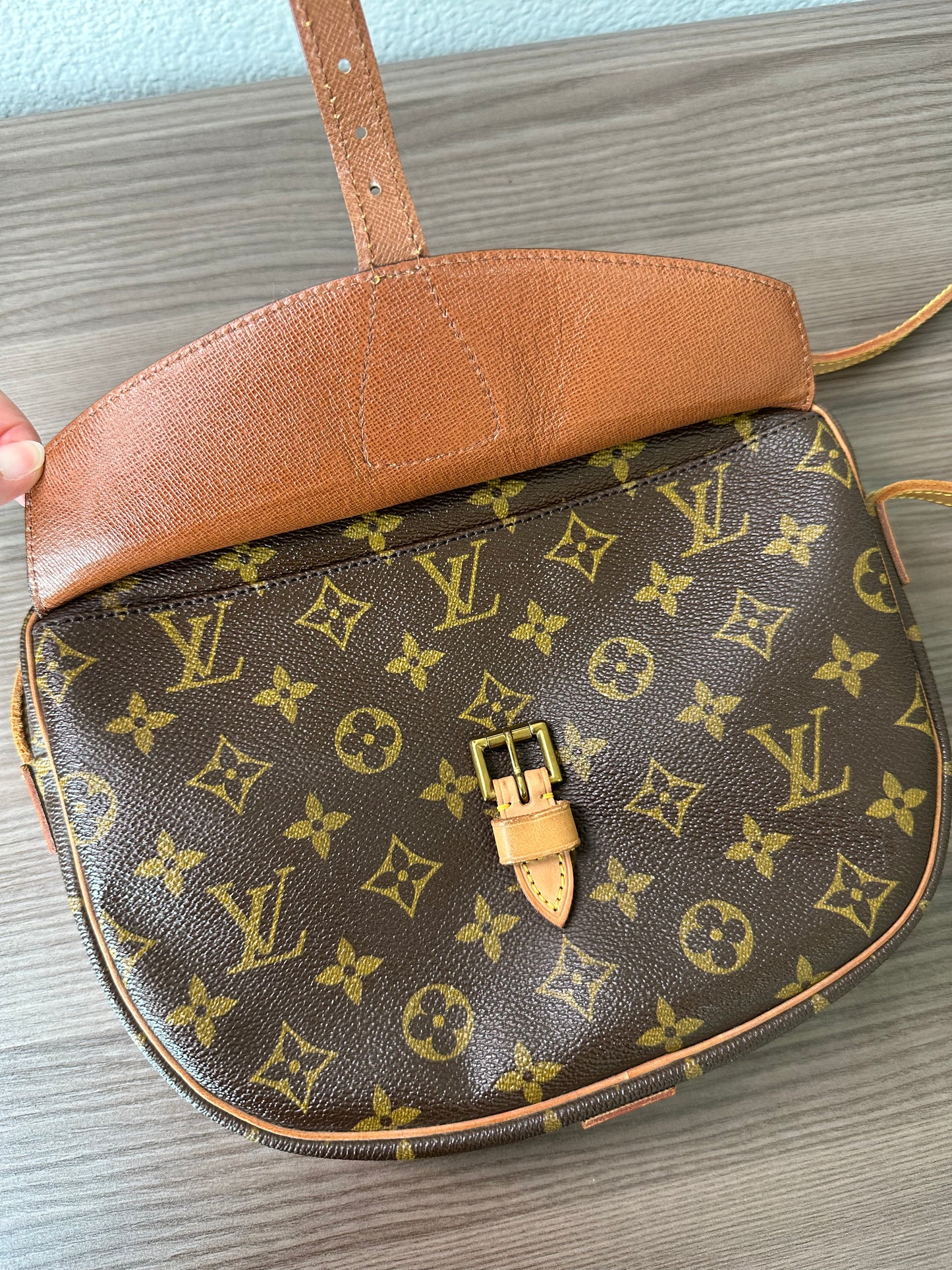 Pre-owned Authentic Louis Vuitton Jeune Fille MM Monogram Shoulder / Crossbody Bag