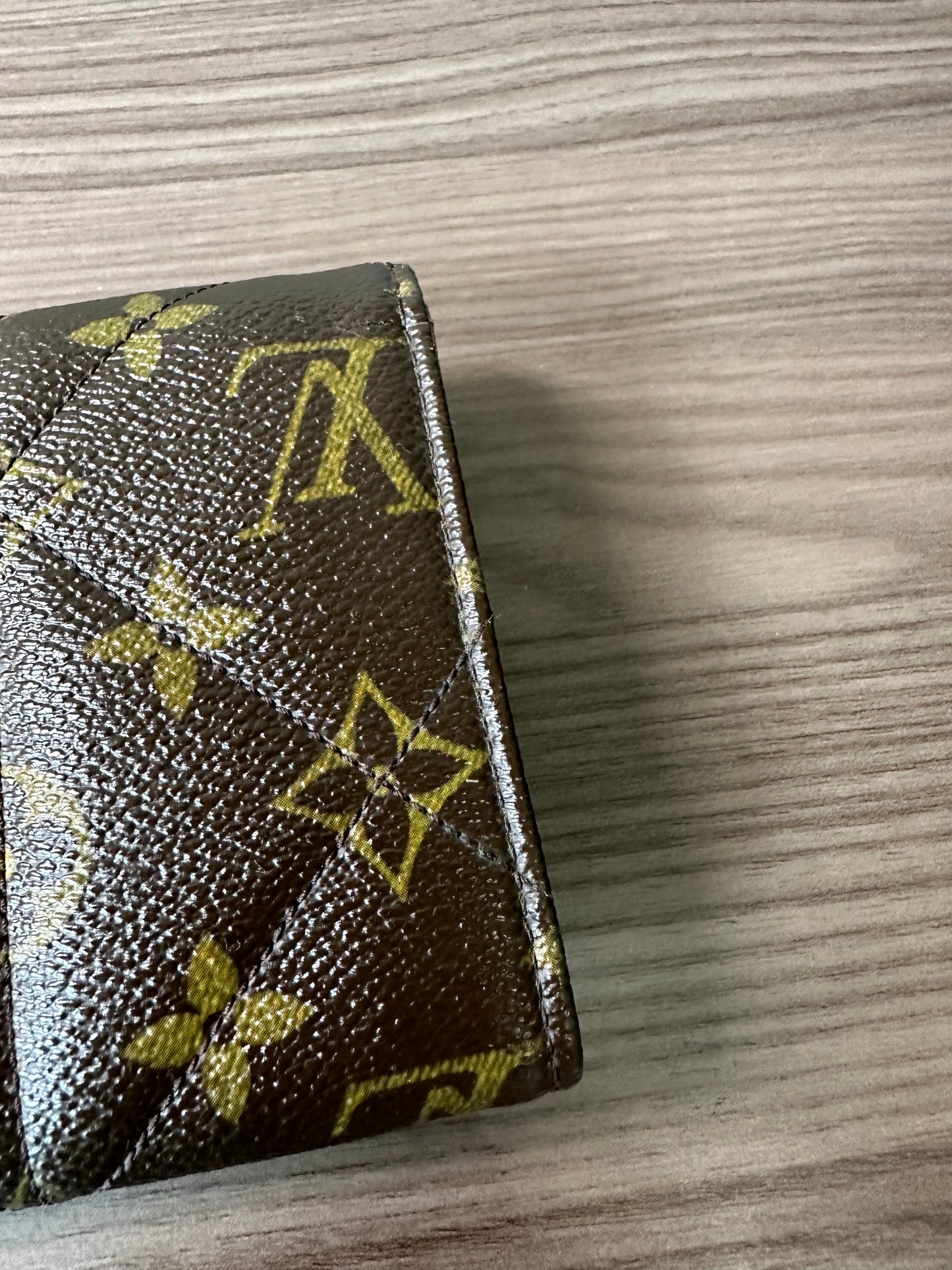 Pre-owned Louis Vuitton Portefeuille Sarah Etoile Monogram Long Wallet