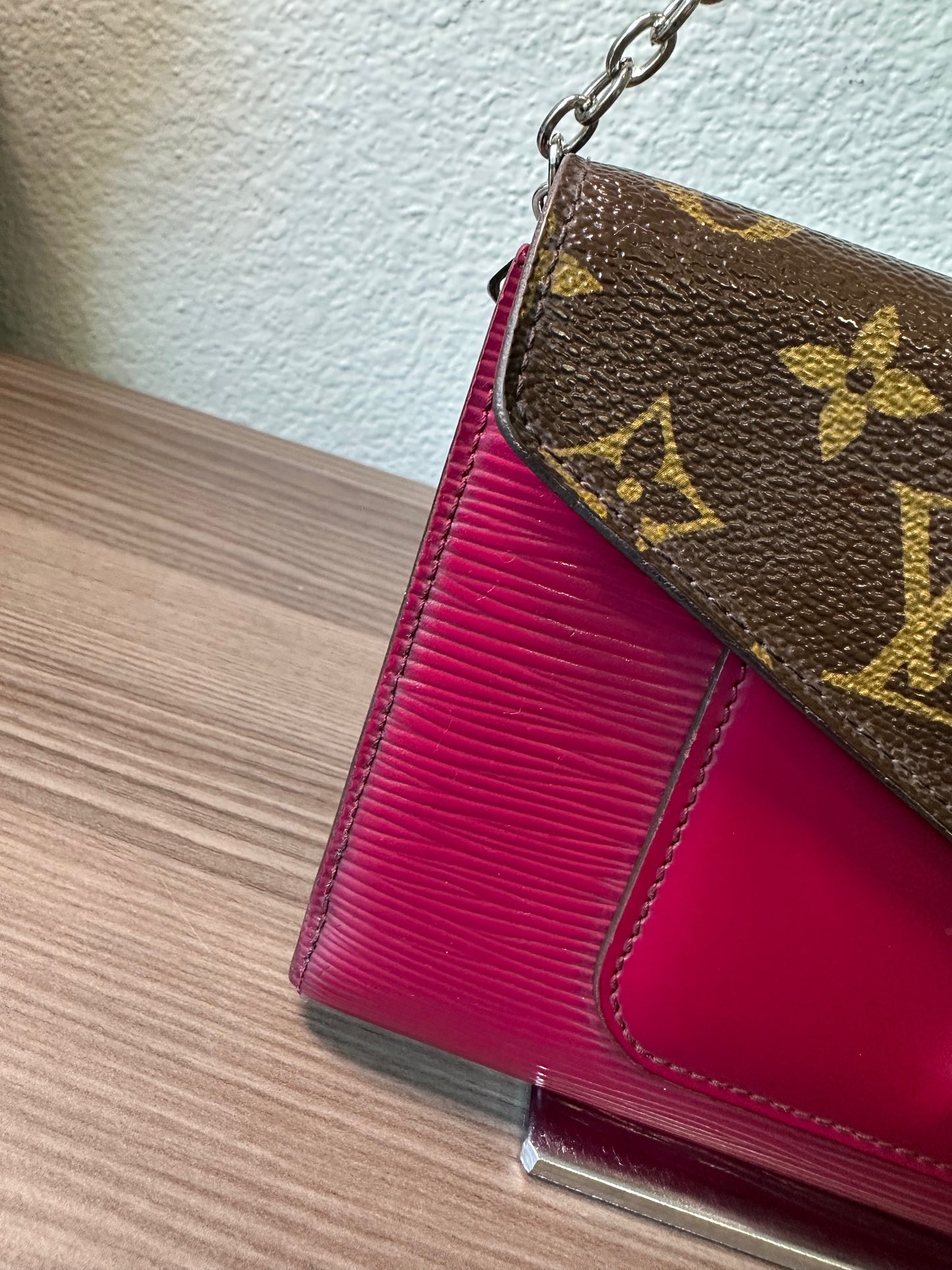 Pre-owned Louis Vuitton Portefeuille Monogram Marie Rose Initial Mark Long Wallet