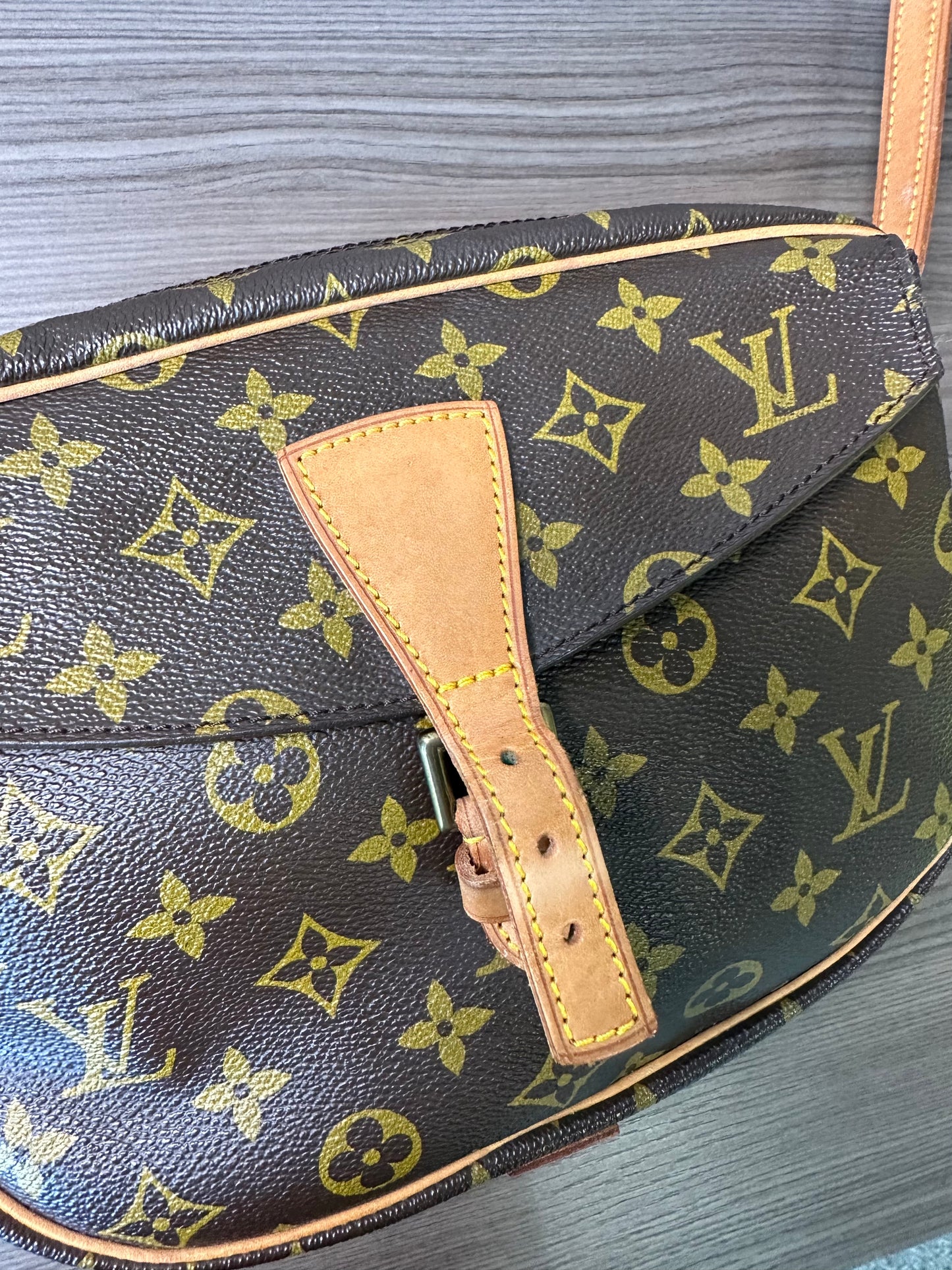 Pre-owned Authentic Louis Vuitton Jeune Fille MM Monogram Shoulder / Crossbody Bag