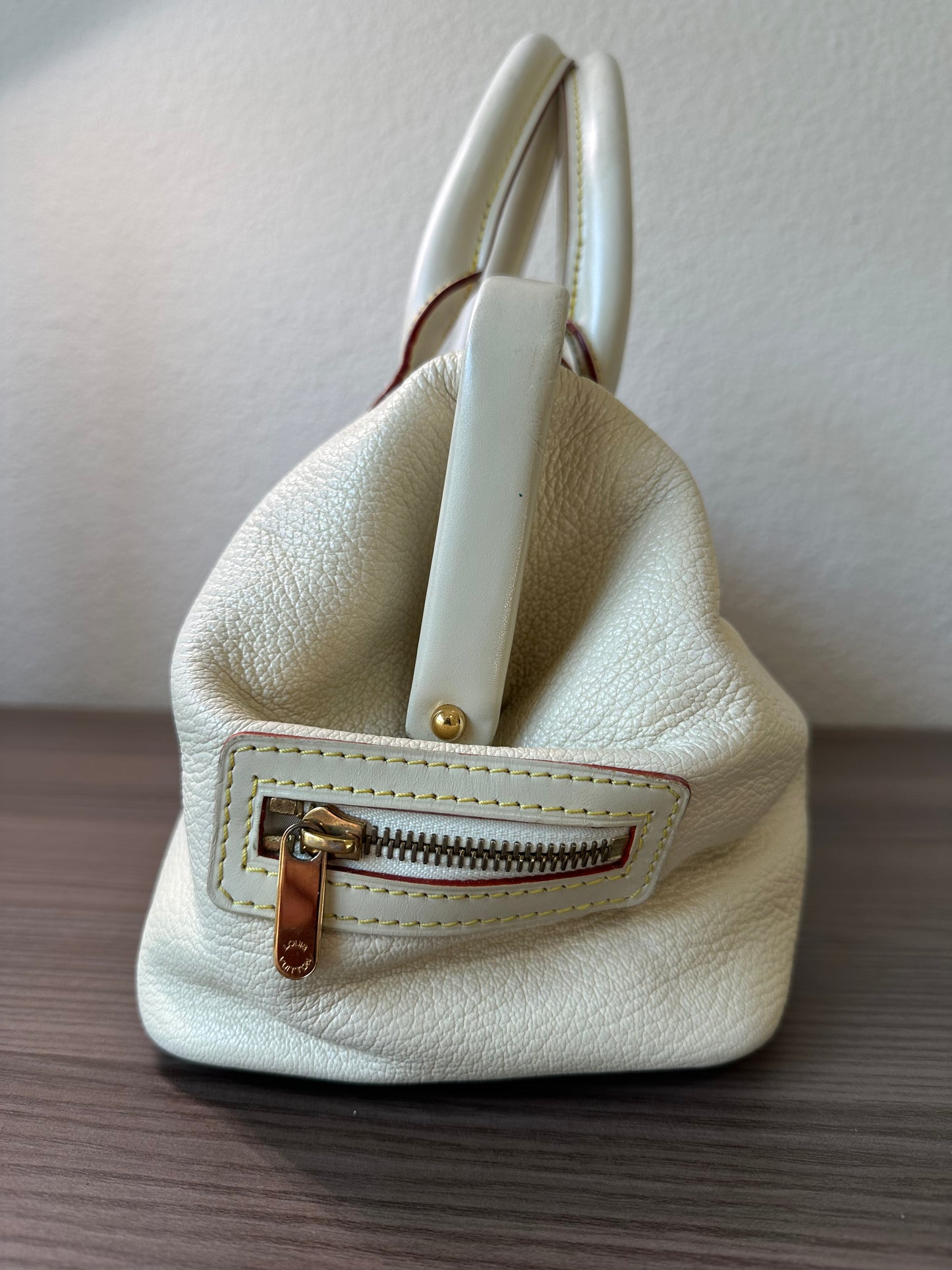 Pre-owned Louis Vuitton L'Ingenieux PM Blanc White Suhali Handbag