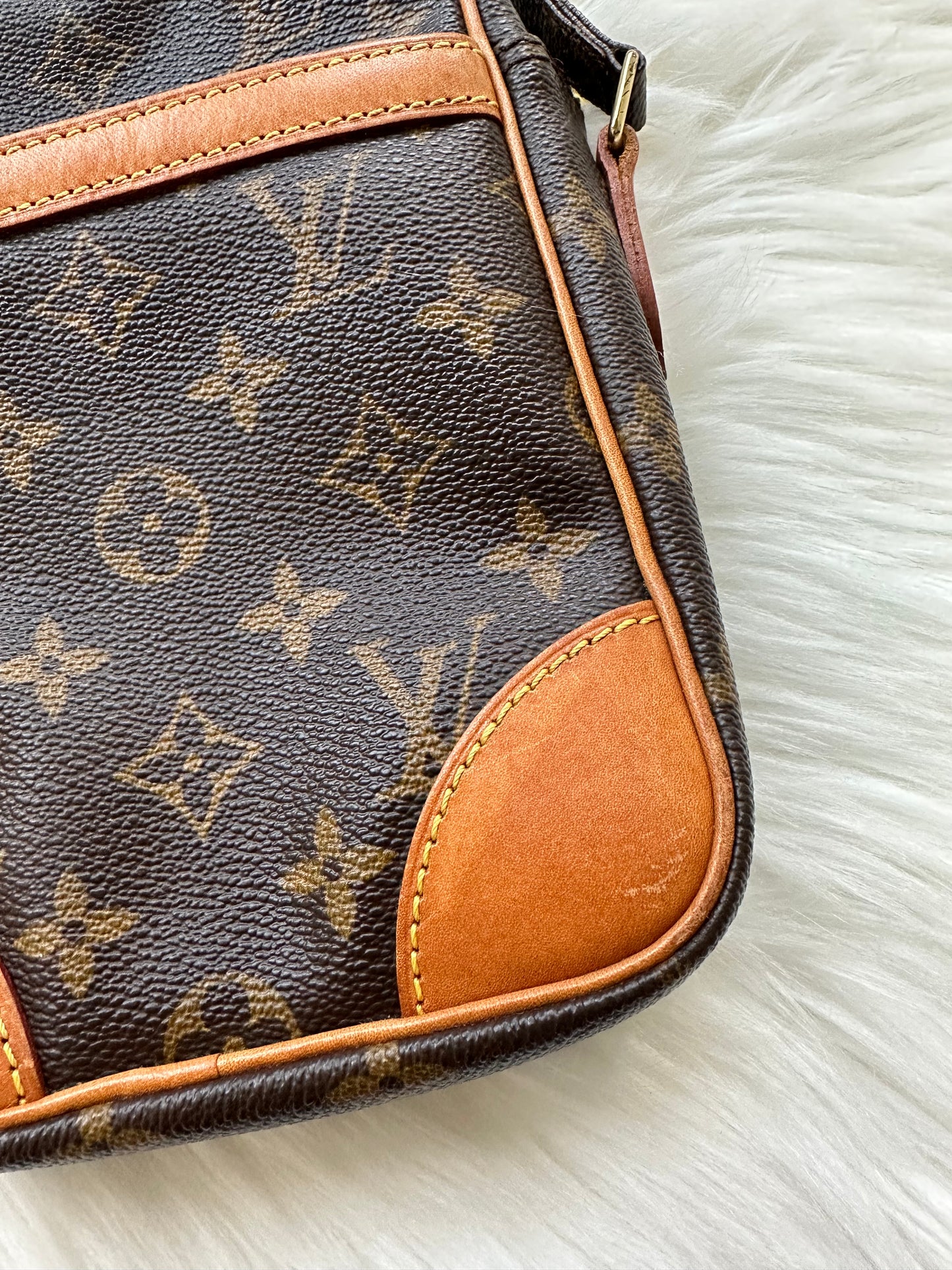 Pre-owned Authentic Louis Vuitton Danube Monogram Crossbody Bag