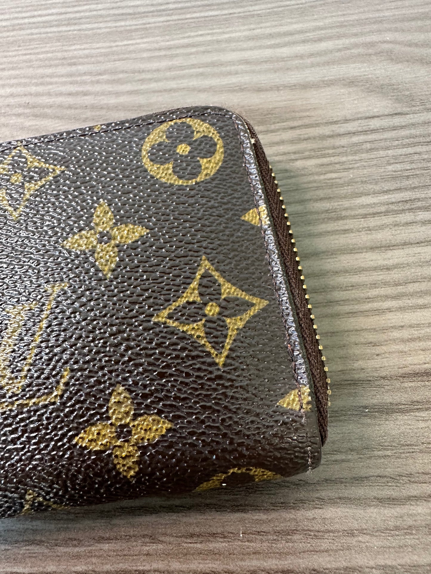 Pre-owned Authentic Louis Vuitton Monogram Zippy Wallet Portefeuille Clemence Long Wallet