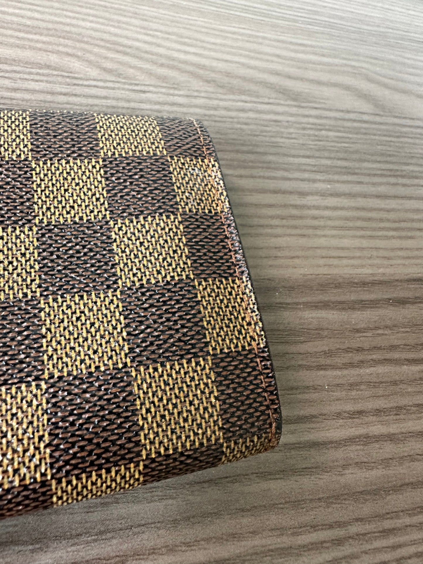 Pre-owned Authentic Louis Vuitton Porte Monnaie Billet Damier Ebene Wallet