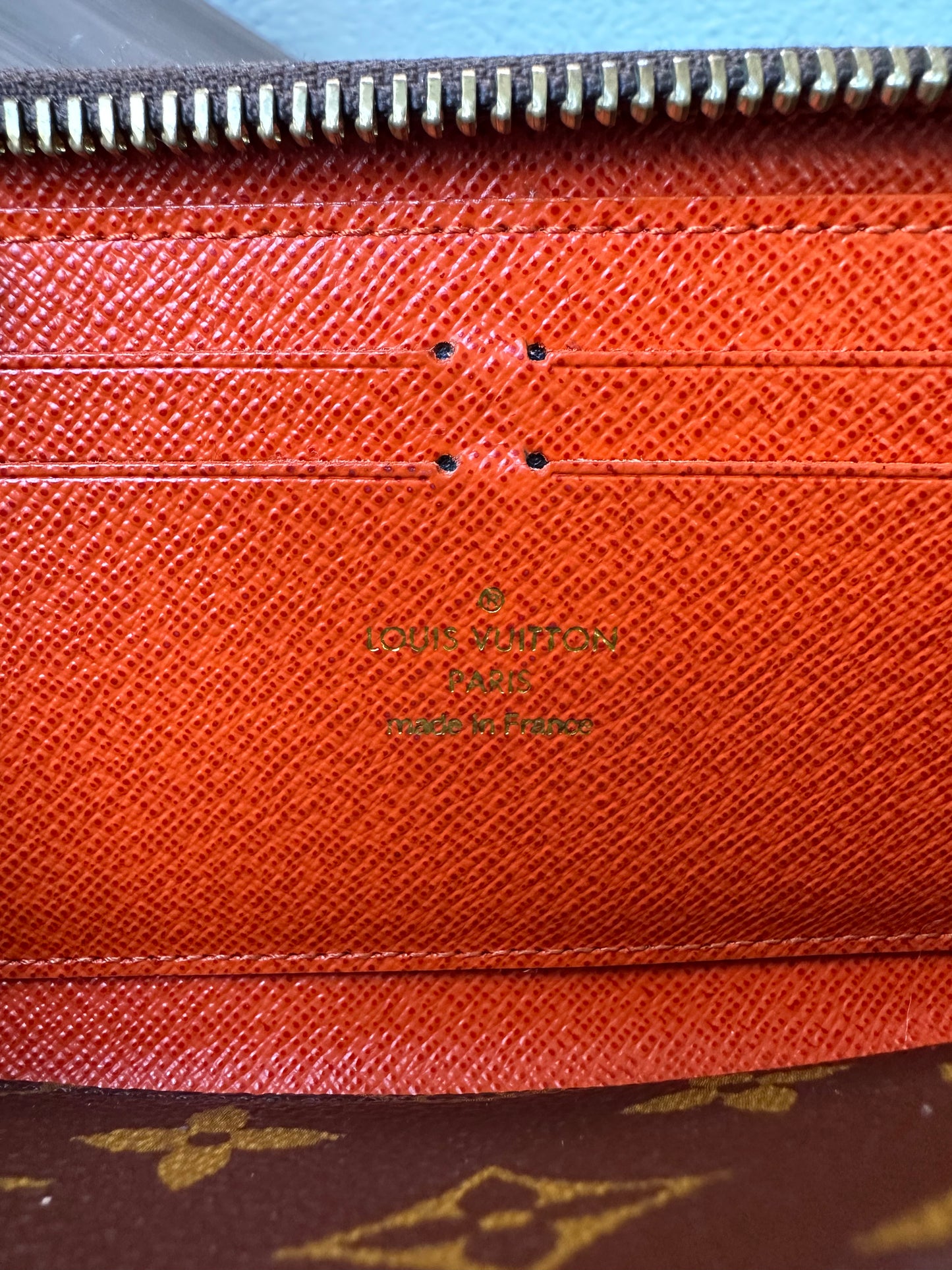Pre-owned Authentic Louis Vuitton Monogram Zippy Wallet Portefeuille Clemence Long Wallet