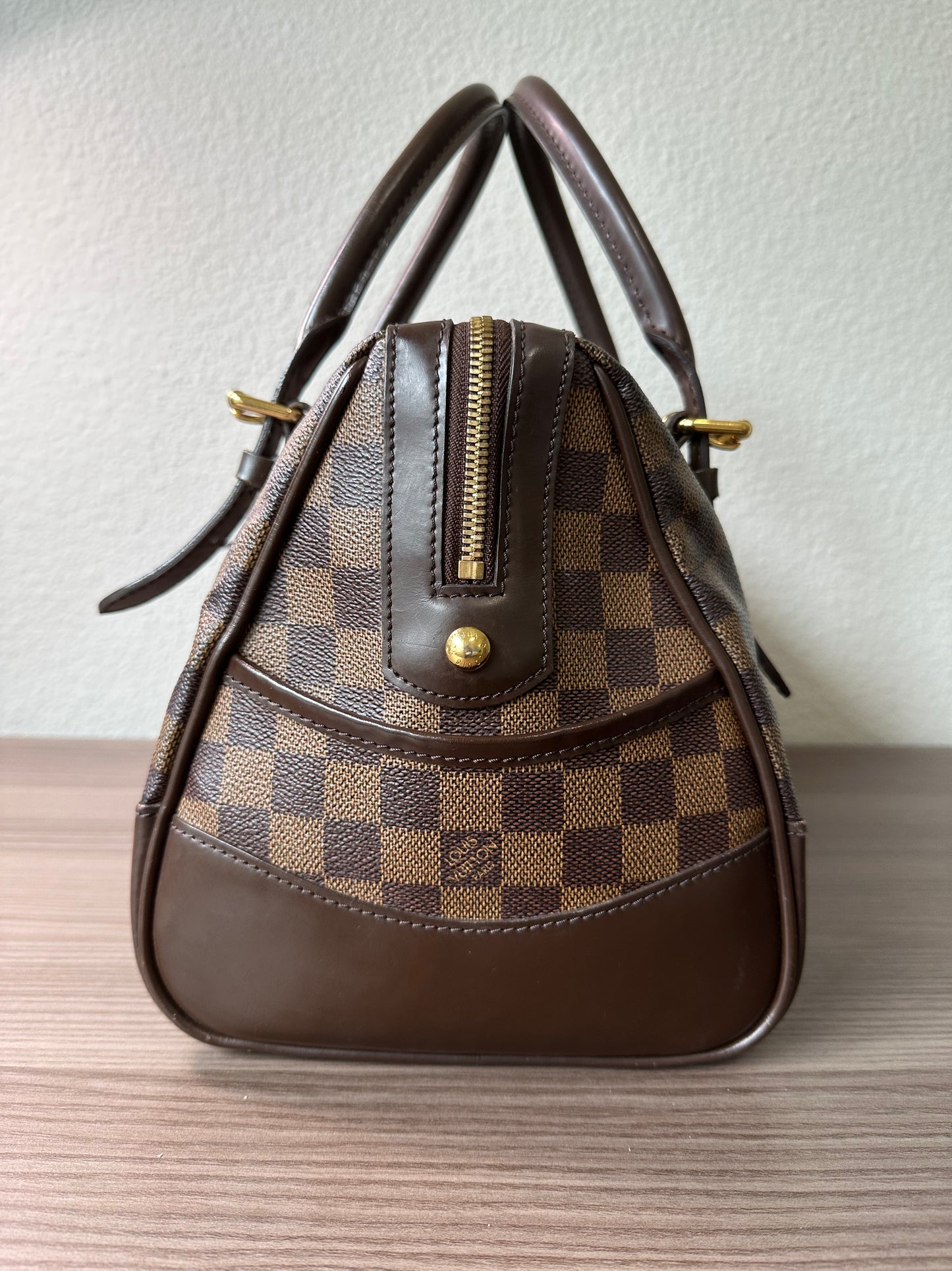 Pre-owned Authentic Louis Vuitton Berkeley Damier Ebene Handbag
