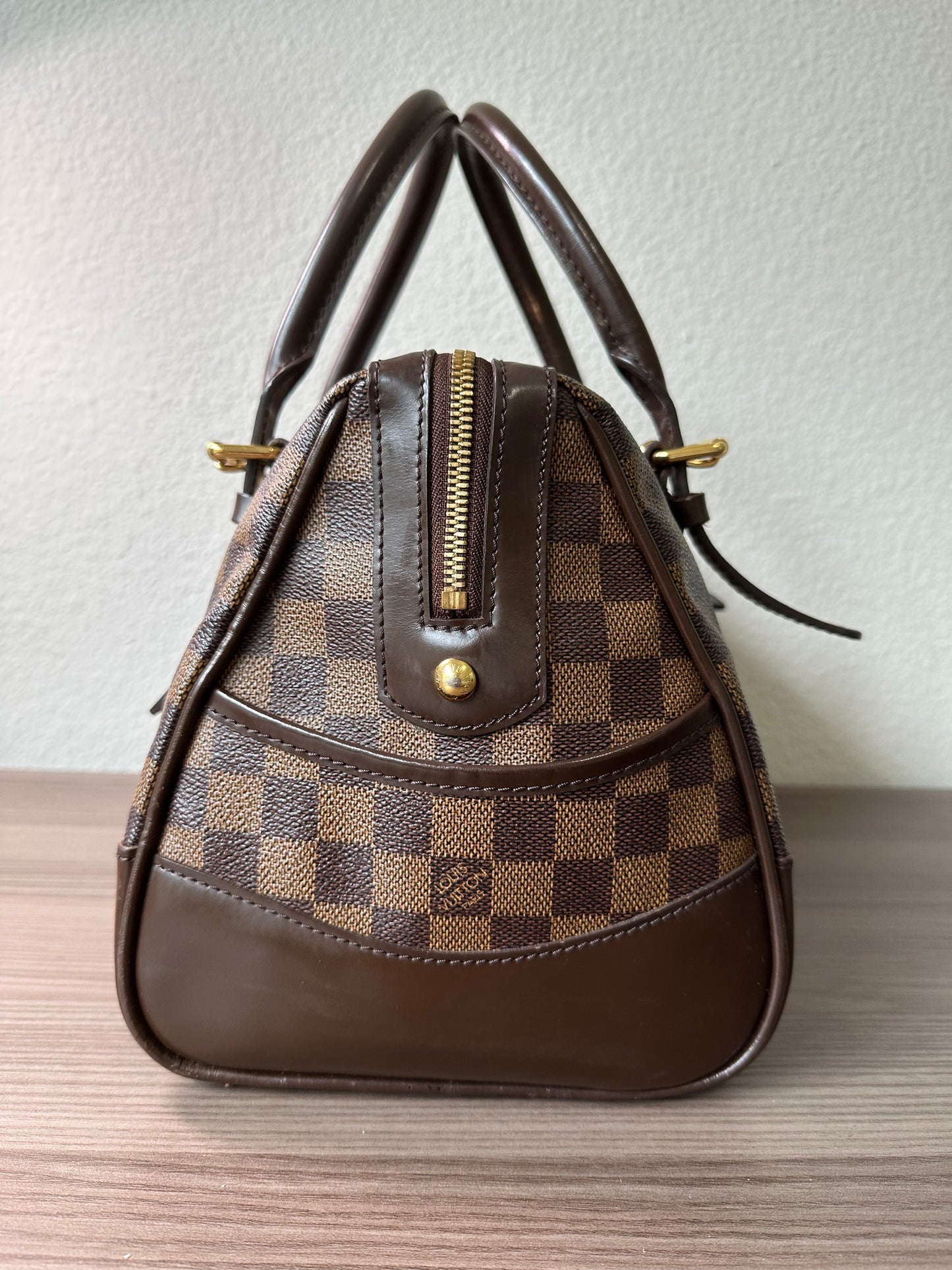Pre-owned Authentic Louis Vuitton Berkeley Damier Ebene Handbag