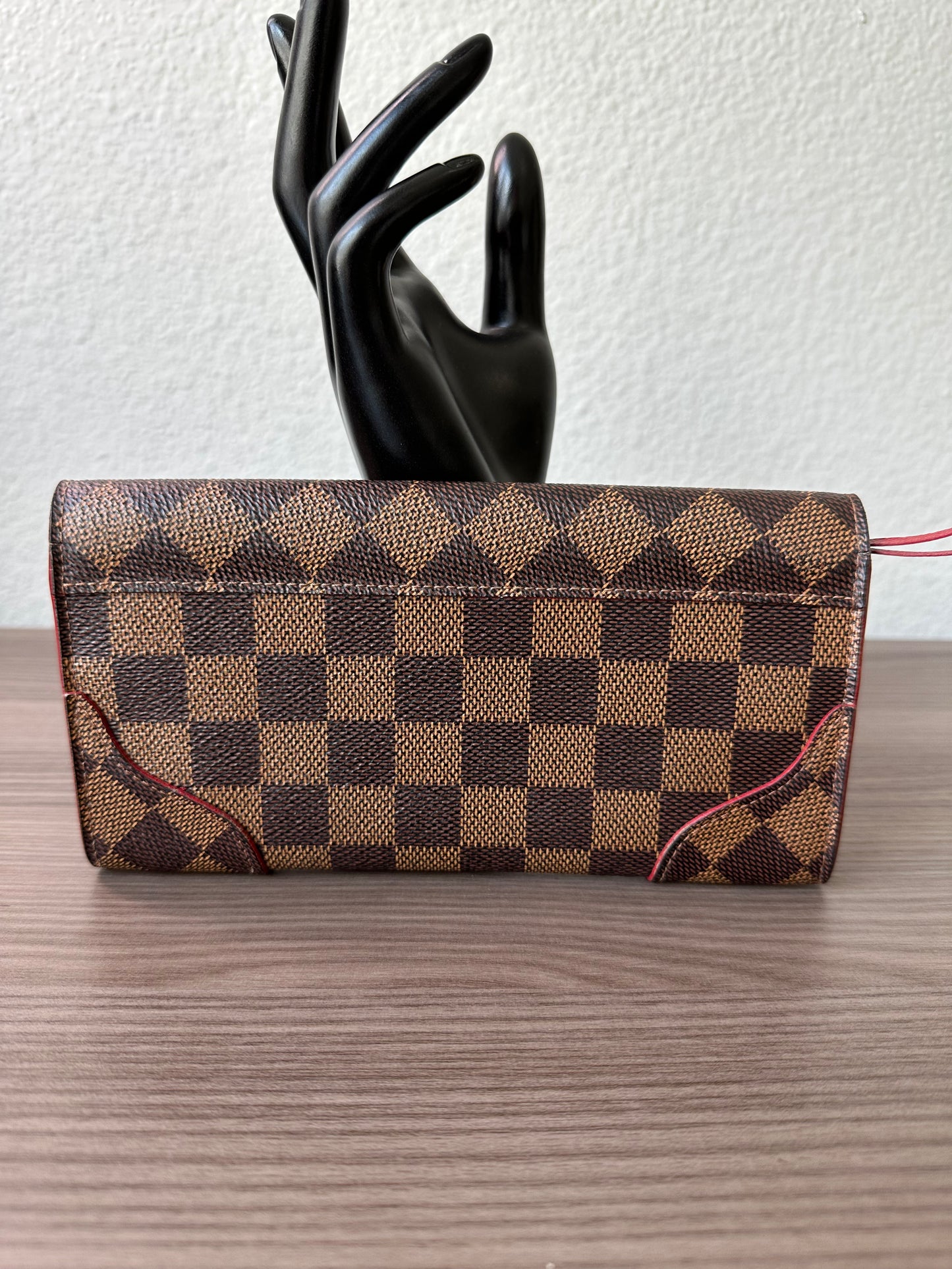 Pre-owned Authentic Louis Vuitton Caissa Damier Ebene Wallet