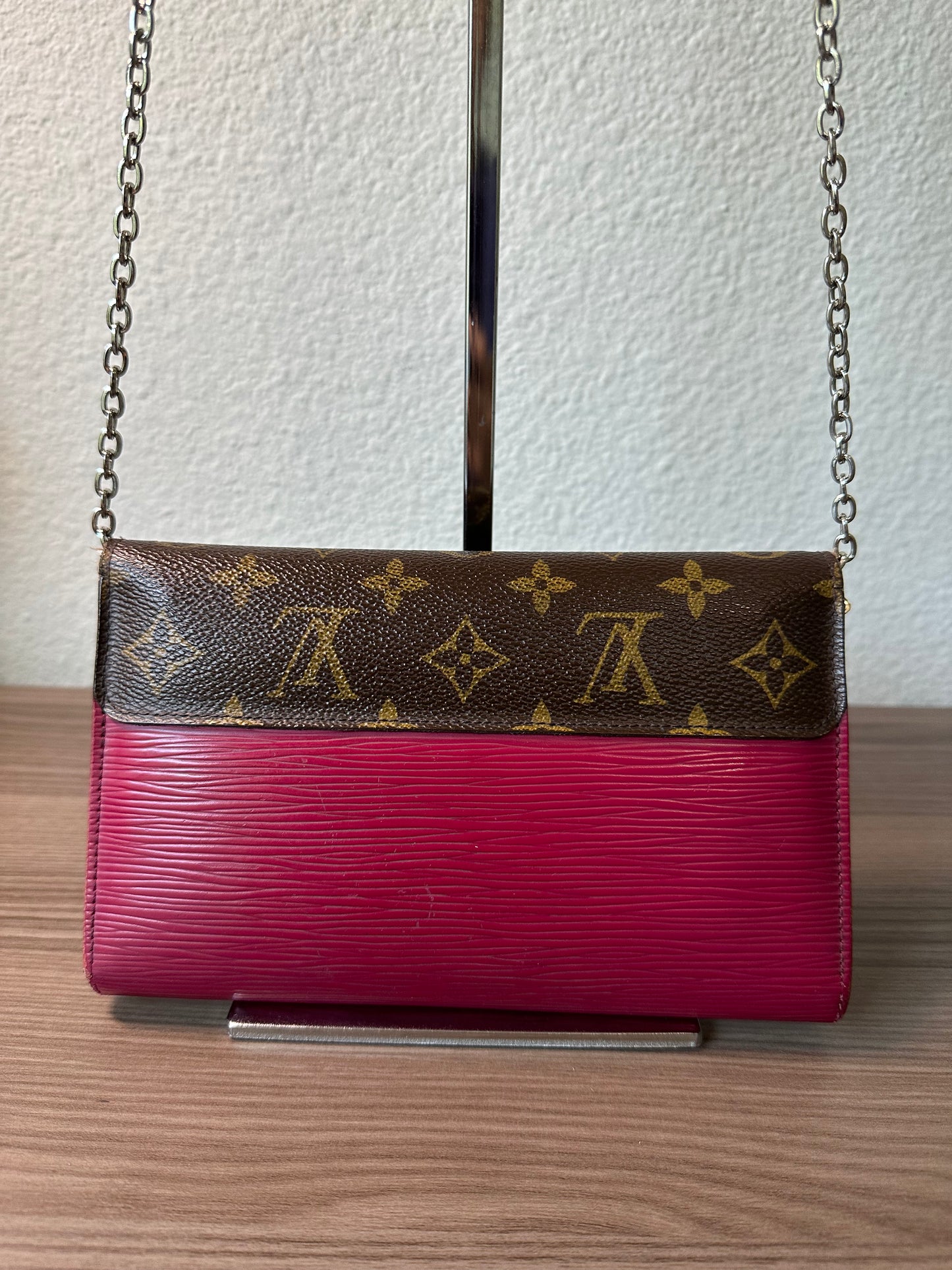Pre-owned Louis Vuitton Portefeuille Monogram Marie Rose Initial Mark Long Wallet