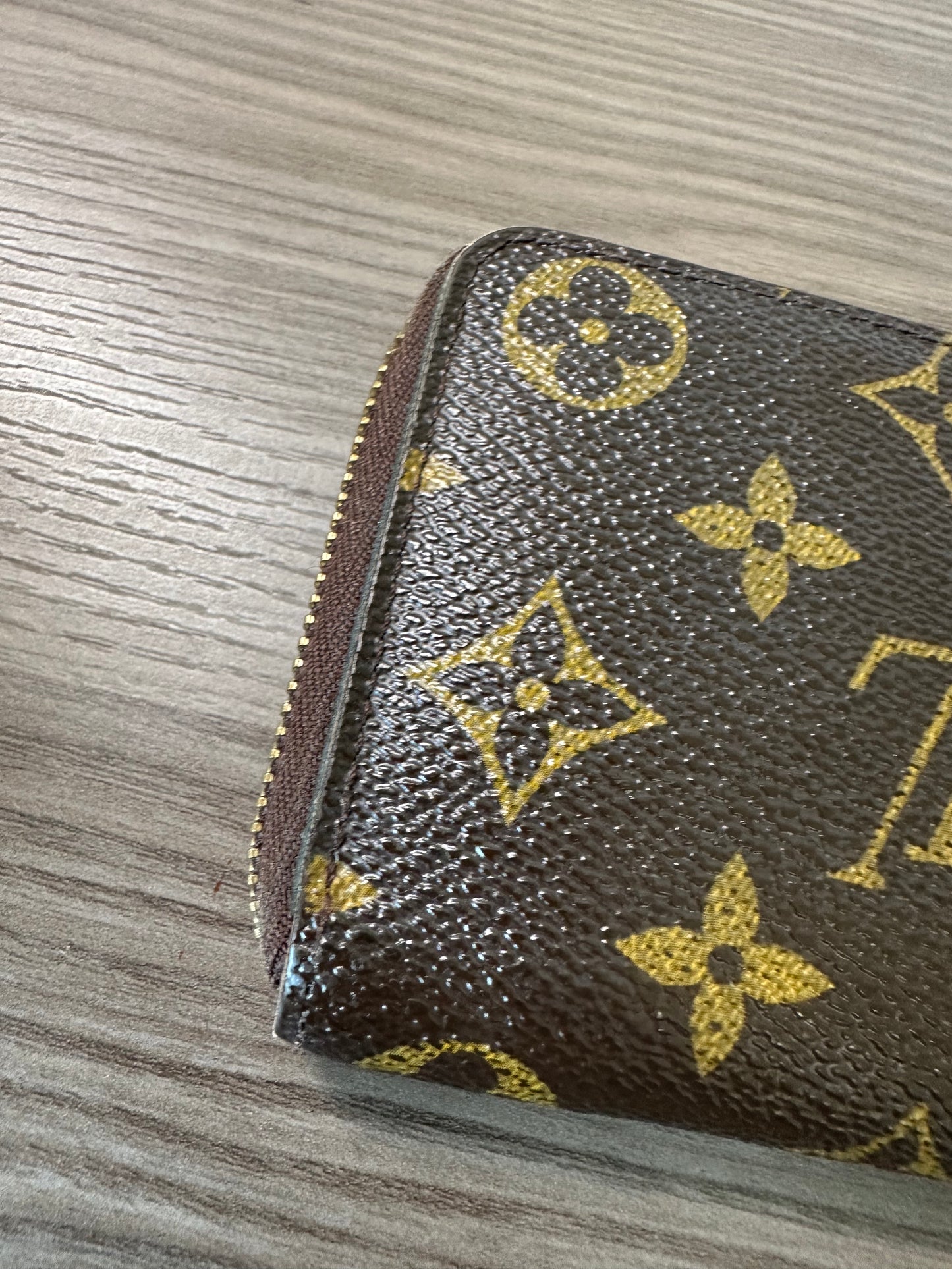 Pre-owned Authentic Louis Vuitton Monogram Zippy Wallet Portefeuille Clemence Long Wallet