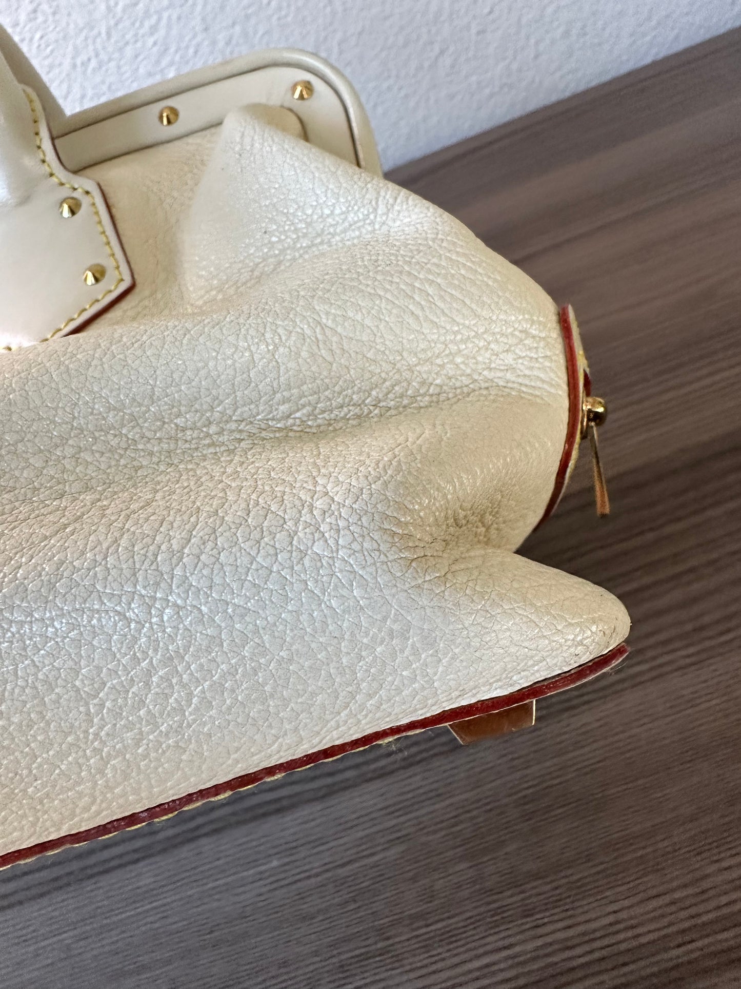 Pre-owned Louis Vuitton L'Ingenieux PM Blanc White Suhali Handbag