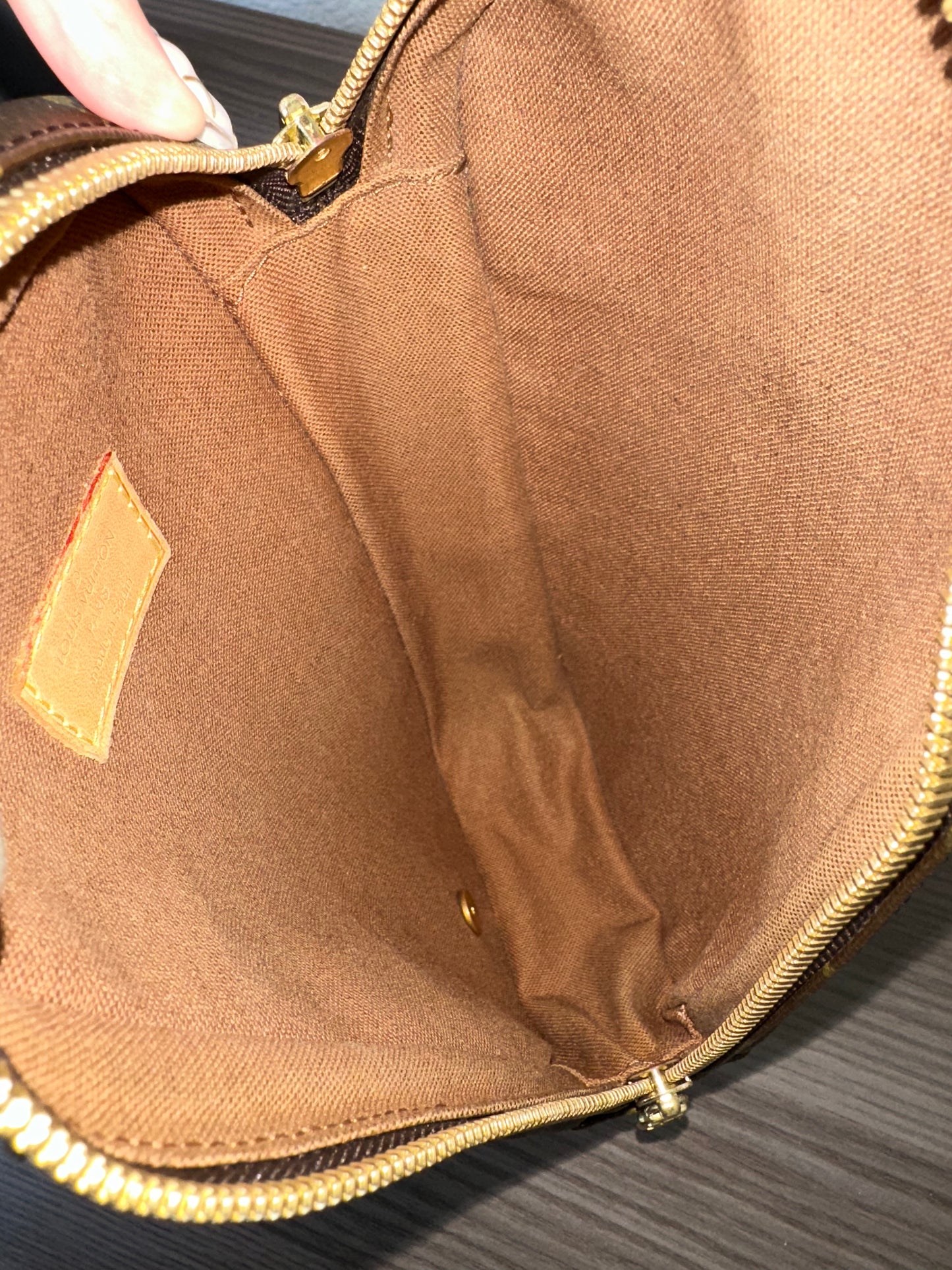 Pre-owned Authentic Louis Vuitton Pochette Gange Monogram Bum Bag
