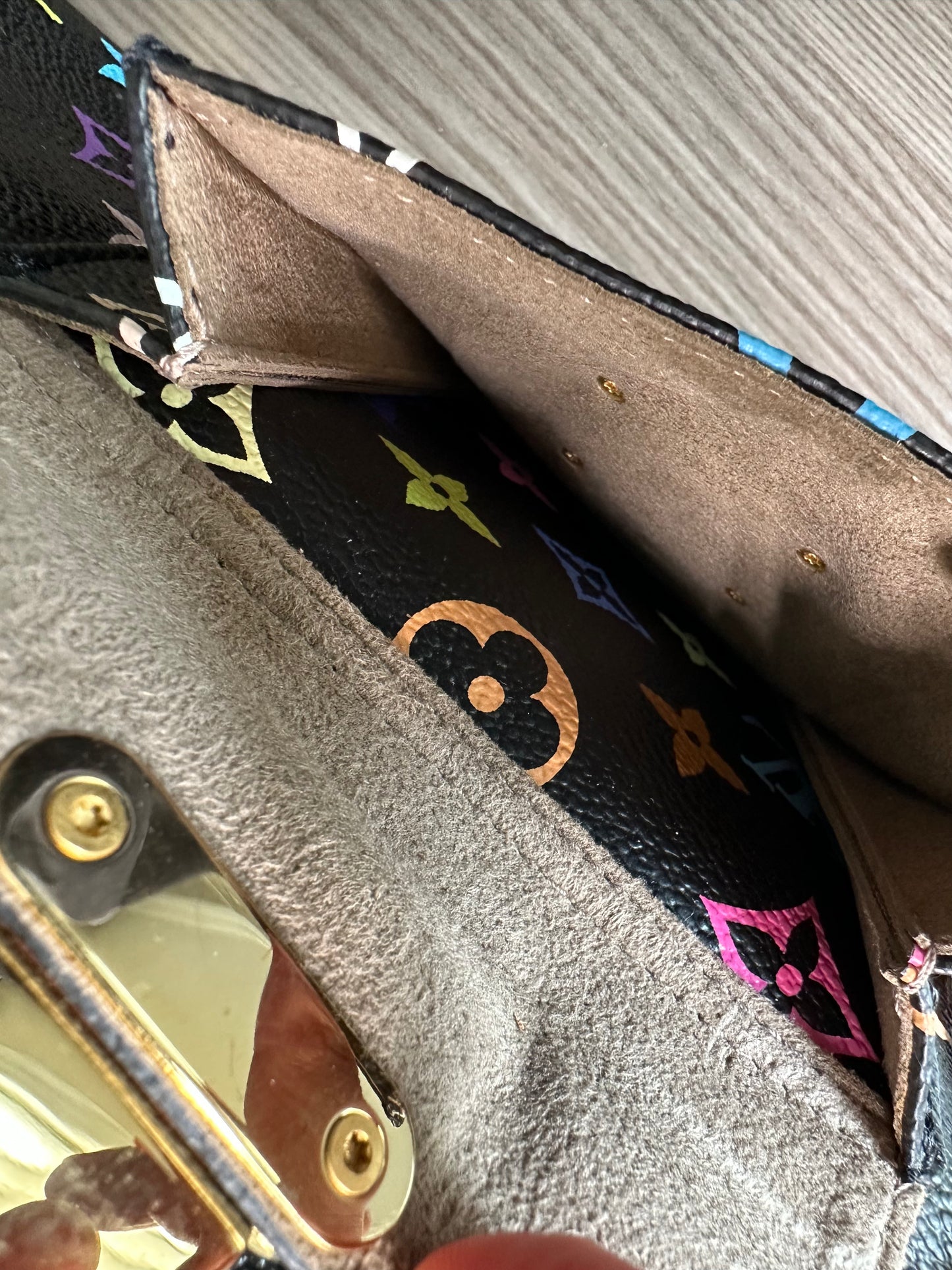 Pre-owned Authentic Louis Vuitton Speedy 30 Monogram Multicolor Black Handbag