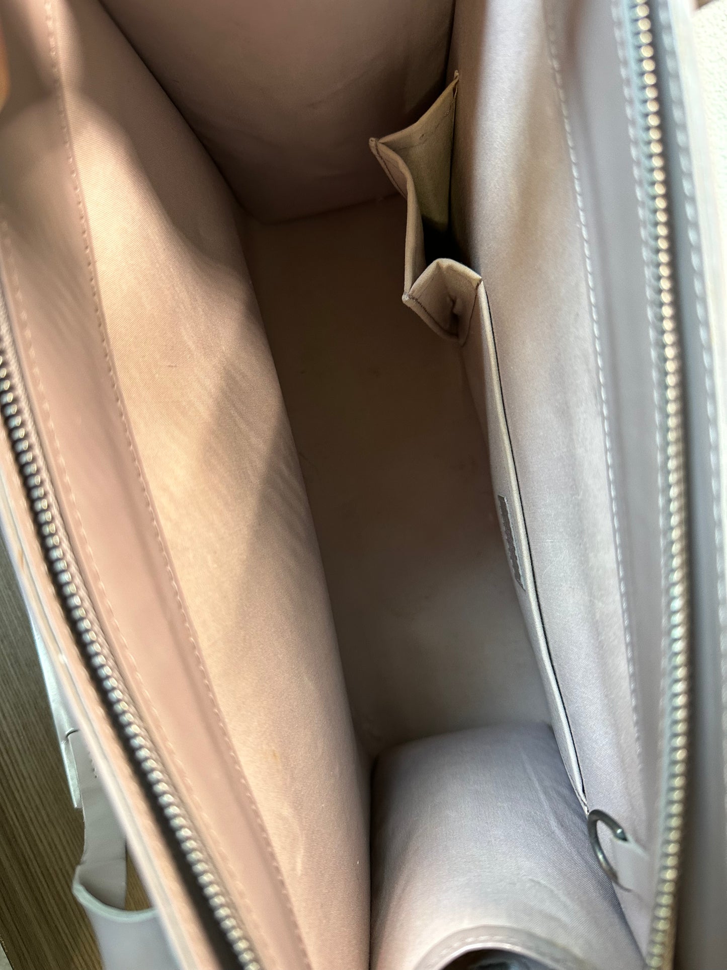 Pre-owned Authentic Louis Vuitton Croisette PM Grey Epi Shoulder Bag