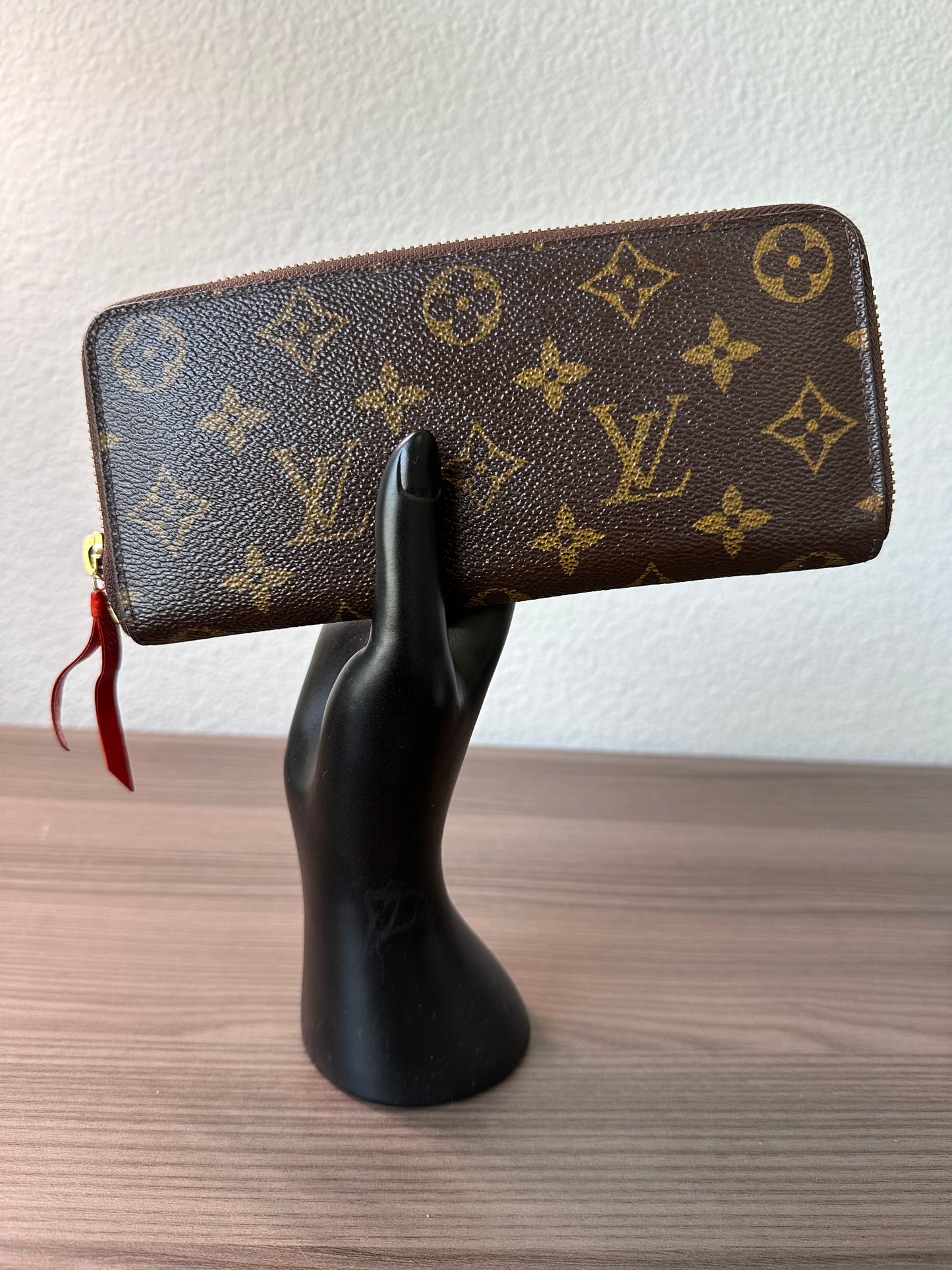 Pre-owned Authentic Louis Vuitton Monogram Zippy Wallet Portefeuille Clemence Long Wallet