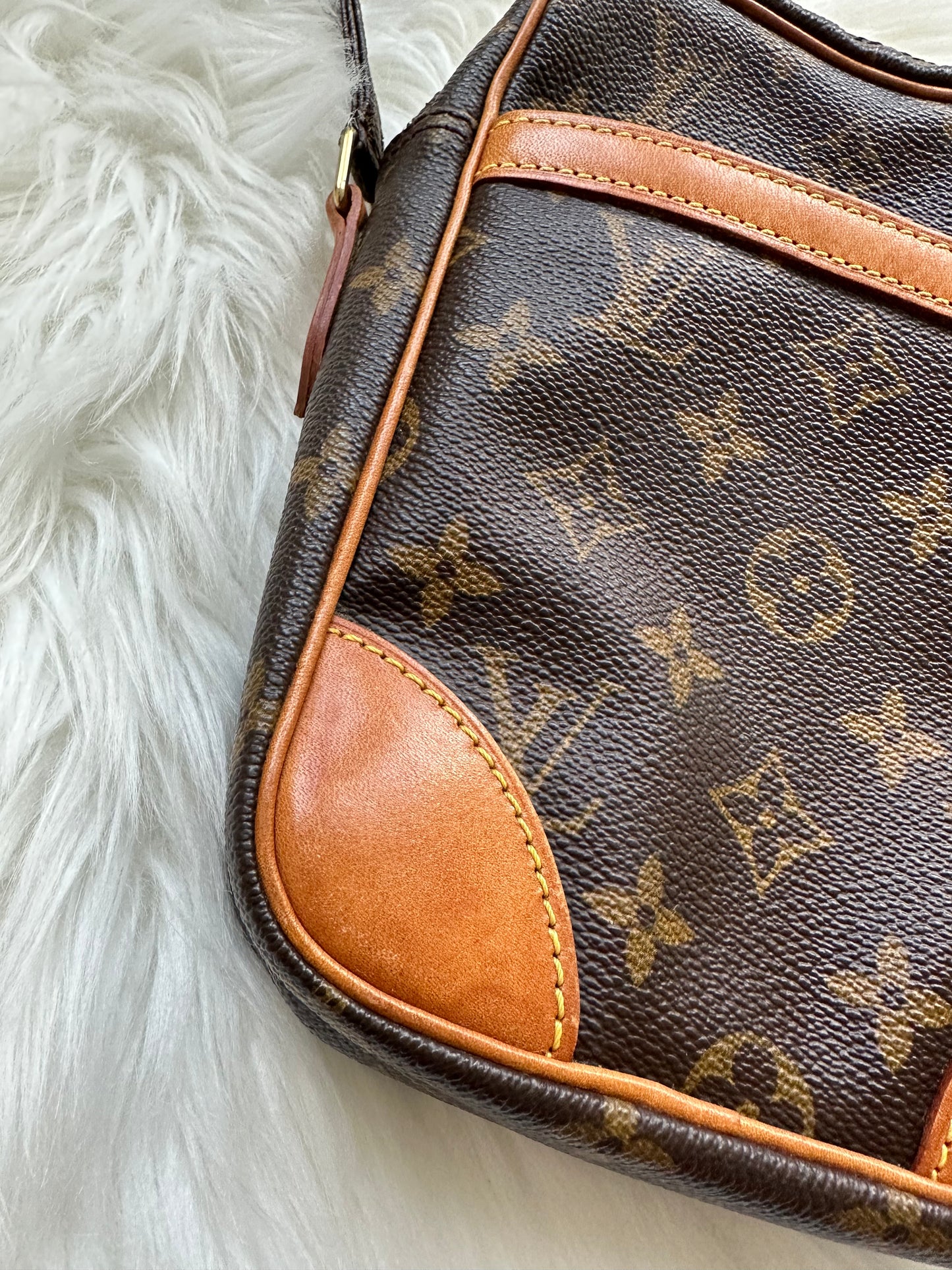 Pre-owned Authentic Louis Vuitton Danube Monogram Crossbody Bag