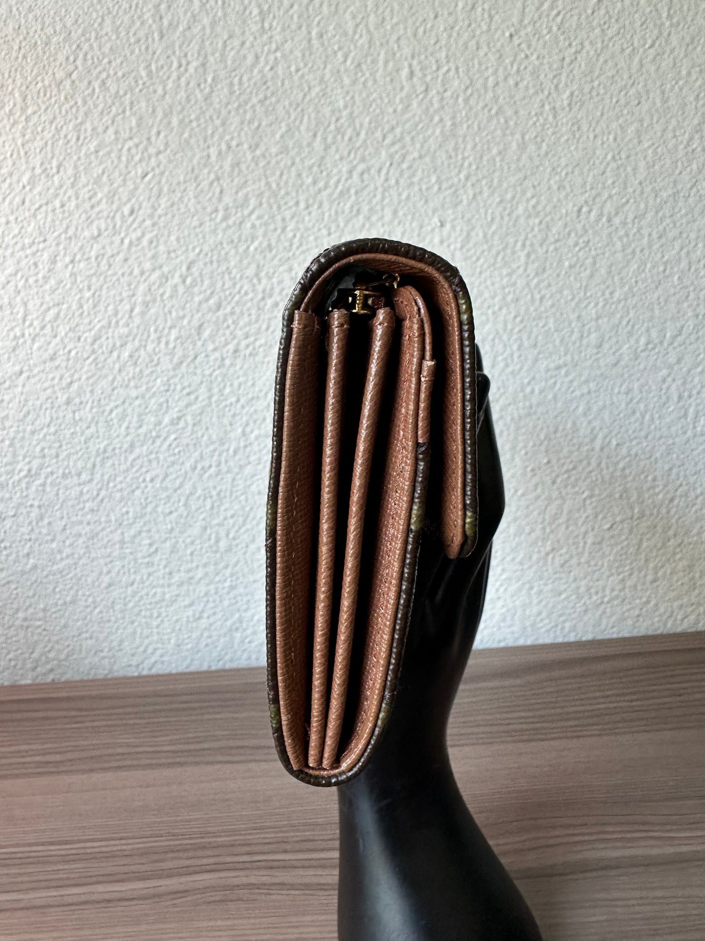 Pre-owned Louis Vuitton Portefeuille Sarah Etoile Monogram Long Wallet