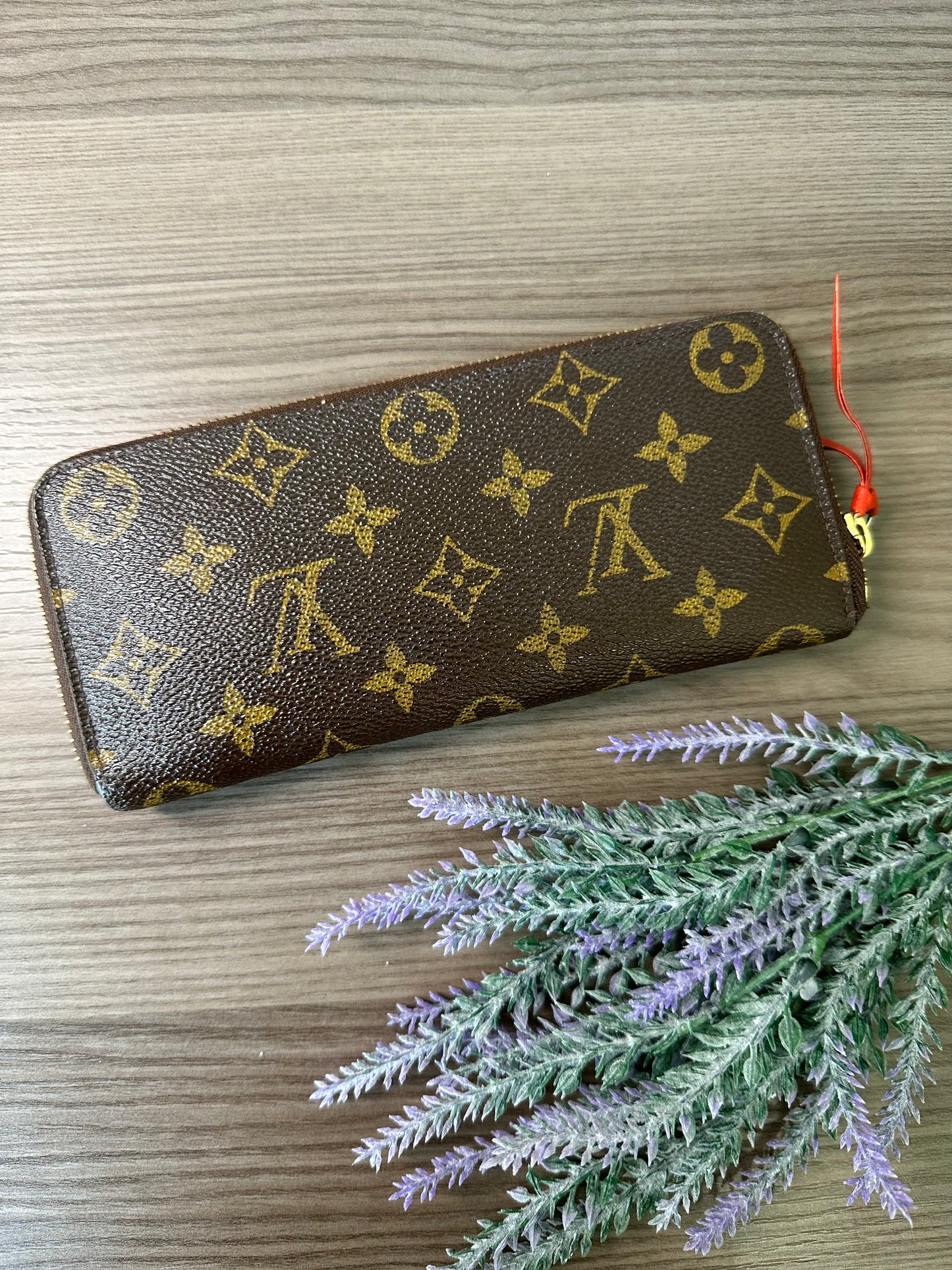 Pre-owned Authentic Louis Vuitton Monogram Zippy Wallet Portefeuille Clemence Long Wallet