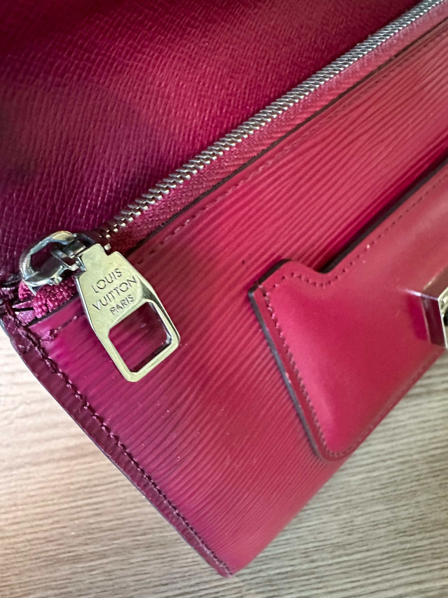 Pre-owned Louis Vuitton Portefeuille Monogram Marie Rose Initial Mark Long Wallet