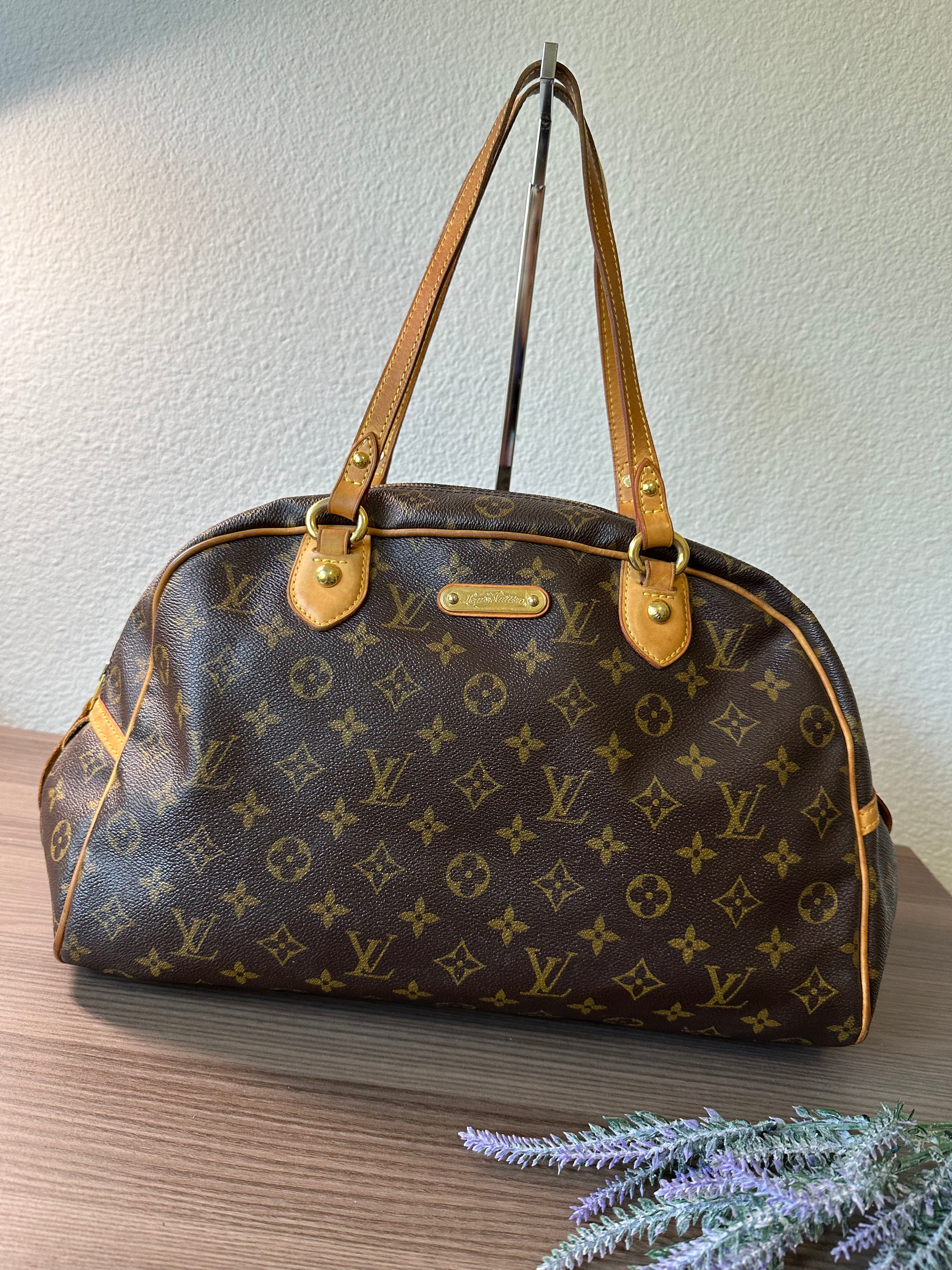 Brown Louis Vuitton Monogram Montorgueil GM Shoulder Bag