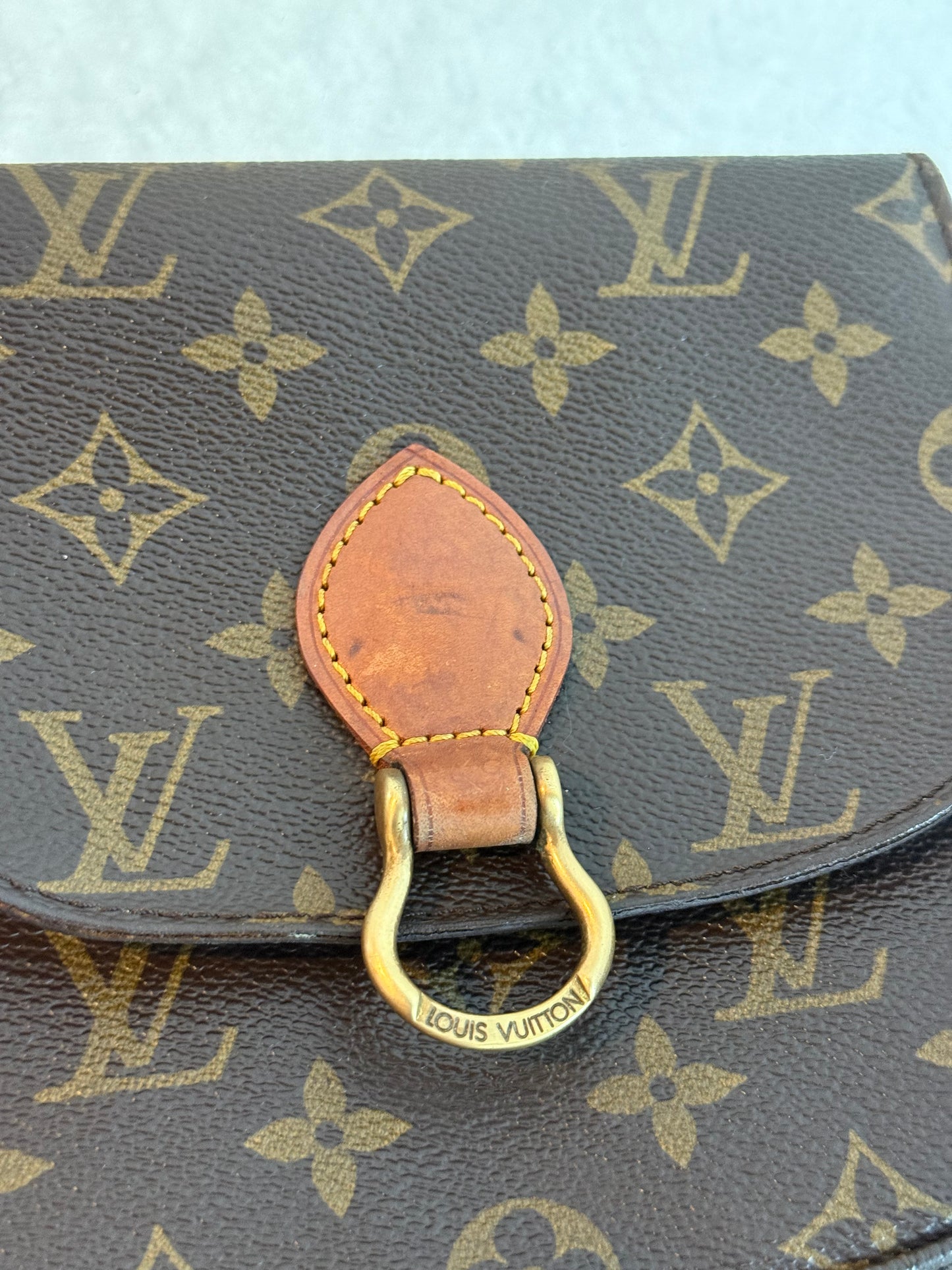 Pre-owned Authentic Louis Vuitton Saint Cloud PM Monogram Crossbody Bag