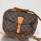Pre-owned Authentic Louis Vuitton Jeune Fille GM Monogram Crossbody Bag