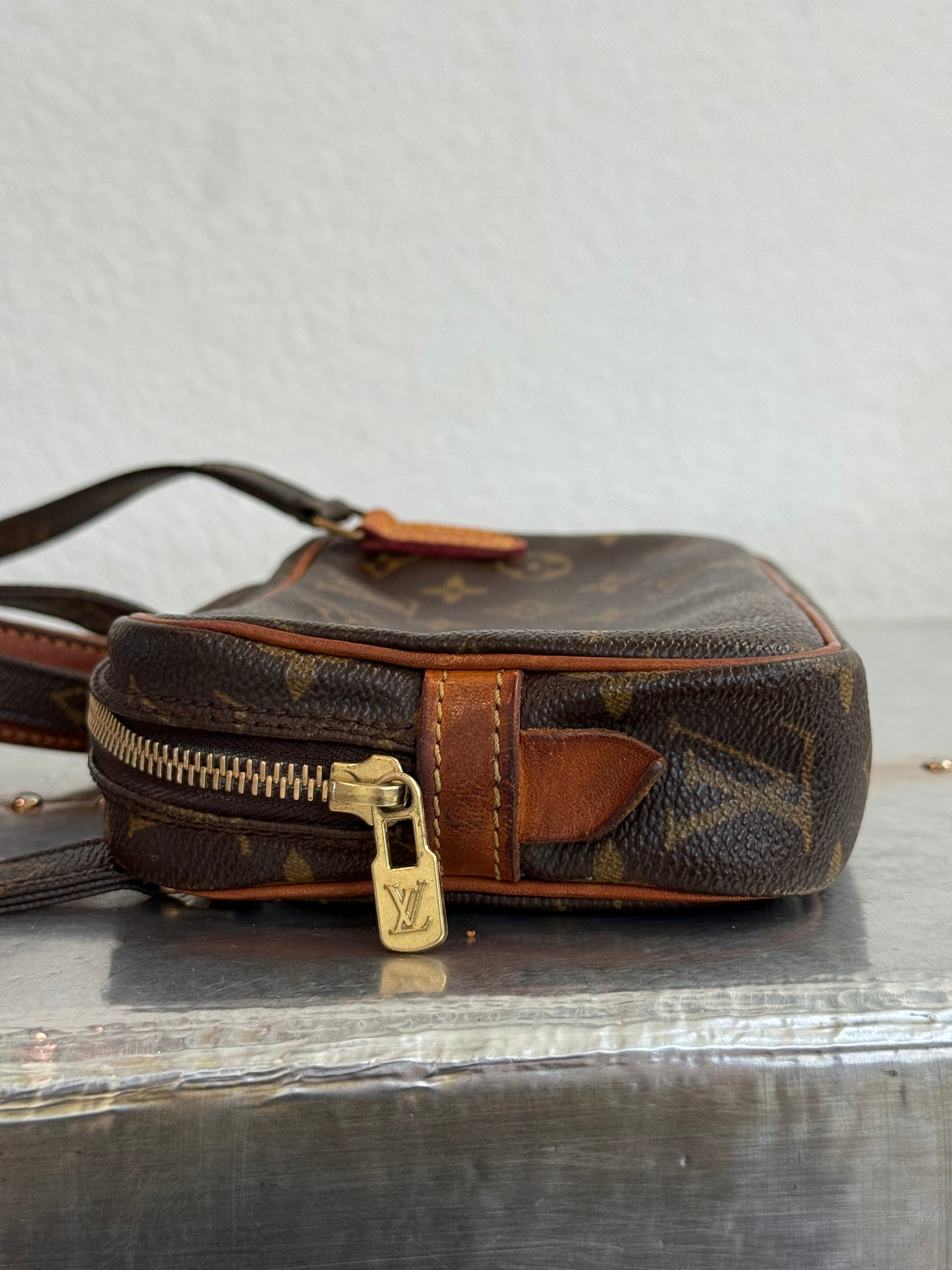 Pre-owned Authentic Louis Vuitton Marly Bandouliere Monogram Crossbody Bag