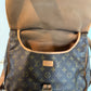 Pre-owned Authentic Louis Vuitton Monogram Saumur 35 Crossbody Bag