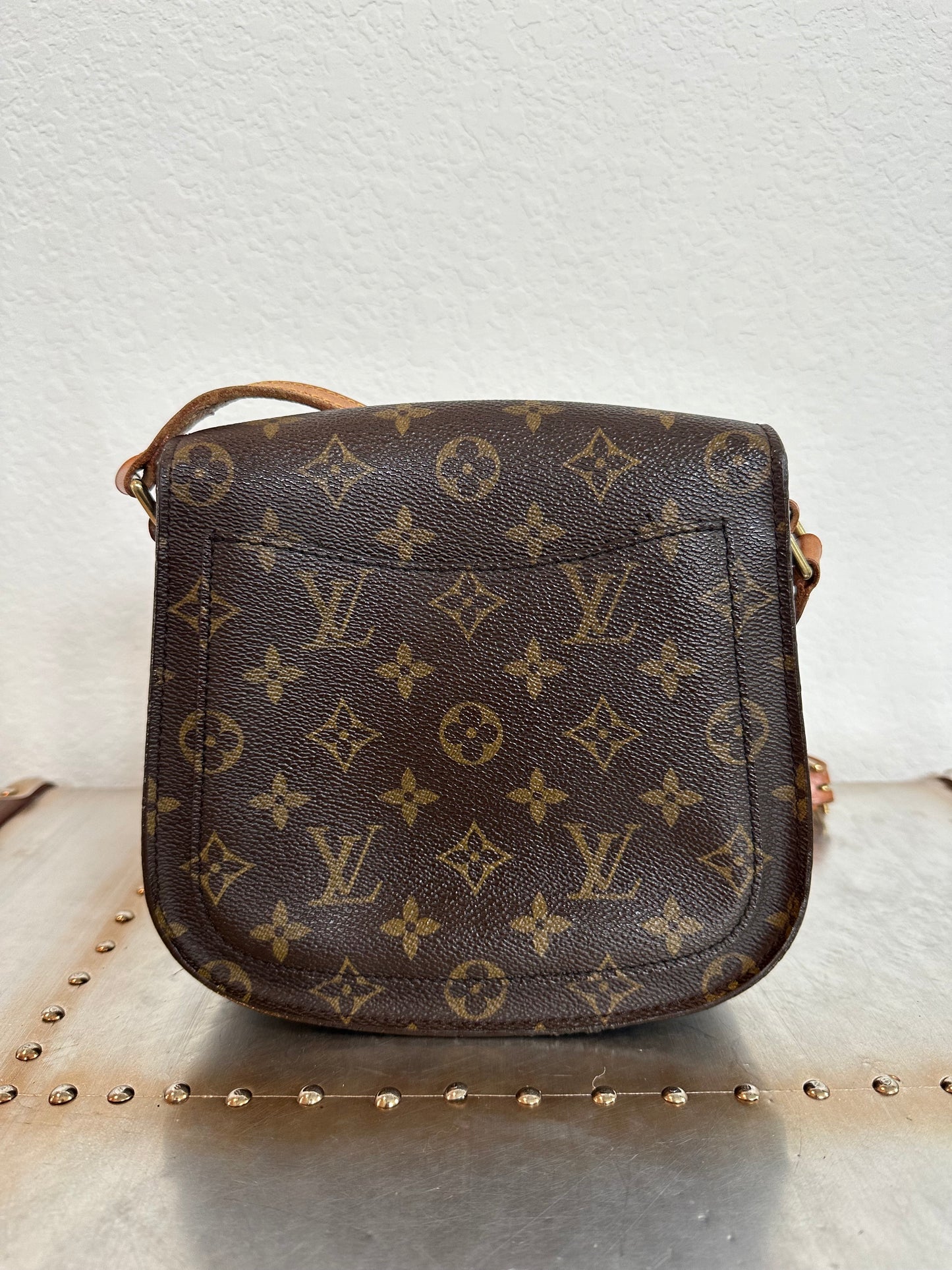 Pre-owned Authentic Louis Vuitton Saint Cloud MM Monogram Shoulder / Crossbody Bag