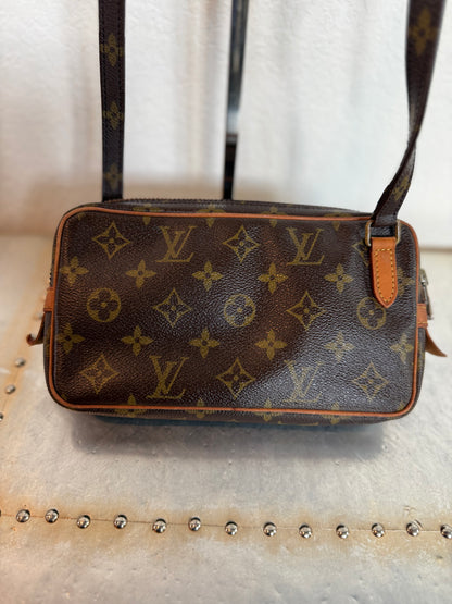 Pre-owned Authentic Louis Vuitton Marly Bandouliere Monogram Crossbody Bag
