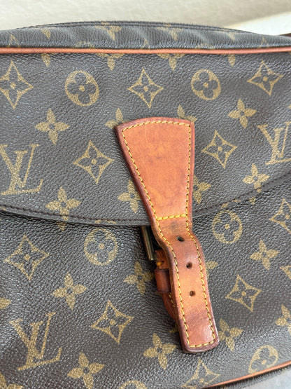 Pre-owned Authentic Louis Vuitton Jeune Fille GM Monogram Crossbody Bag