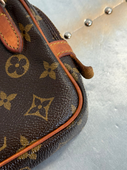 Pre-owned Authentic Louis Vuitton Marly Bandouliere Monogram Crossbody Bag