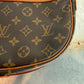Pre-owned Authentic Louis Vuitton Jeune Fille MM Monogram Crossbody Bag