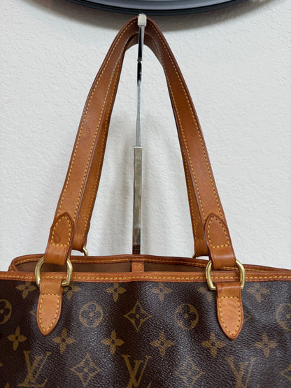 Pre-owned Authentic Louis Vuitton Batignolles Horizontal Shoulder Tote Bag
