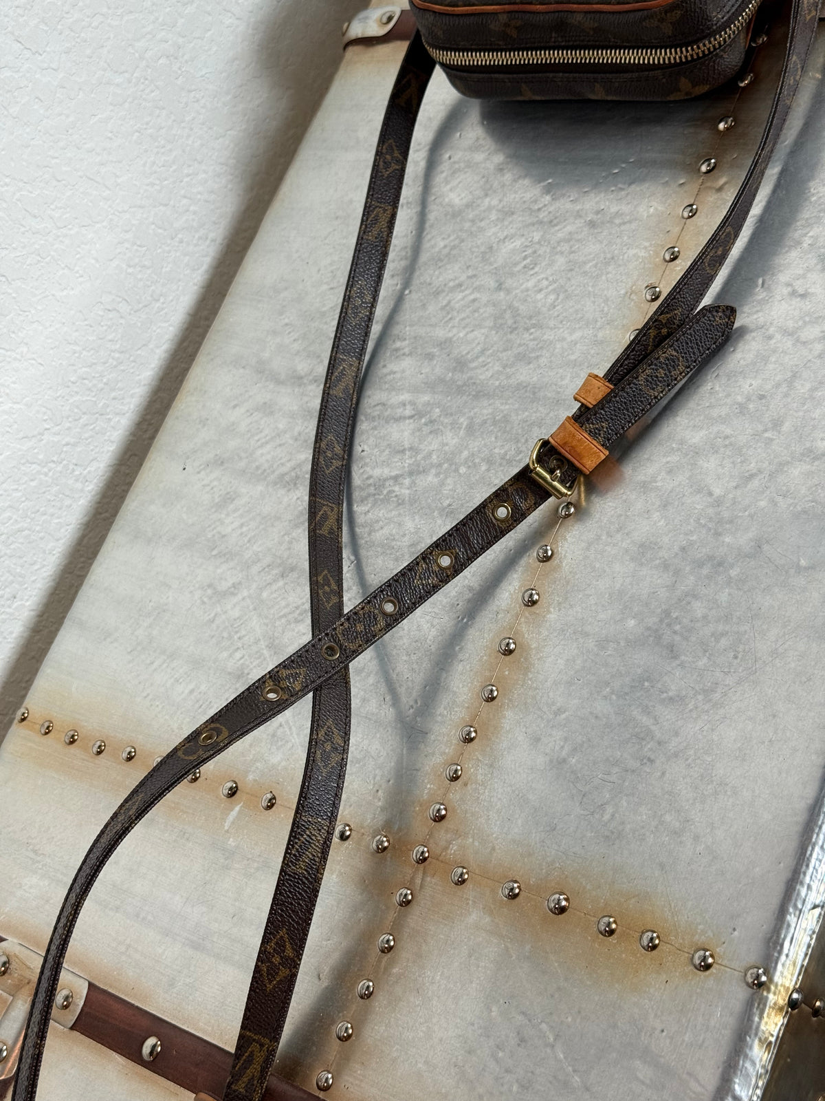 Pre-owned Authentic Louis Vuitton Amazon Monogram Crossbody Bag