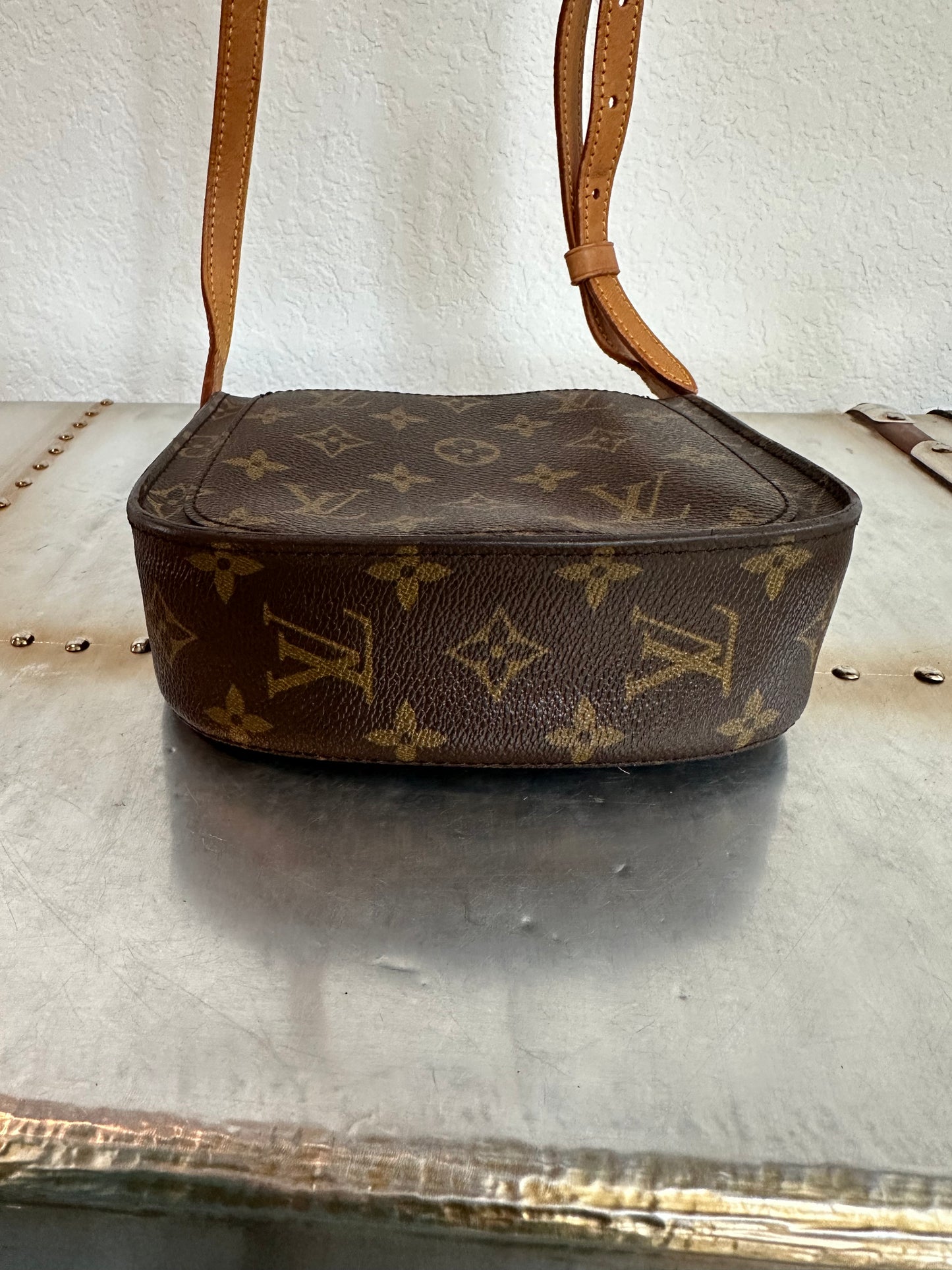 Pre-owned Authentic Louis Vuitton Saint Cloud PM Monogram Shoulder / Crossbody Bag