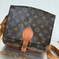 Pre-owned Louis Vuitton Cartouchiere MM Monogram Shoulder / Crossbody Bag